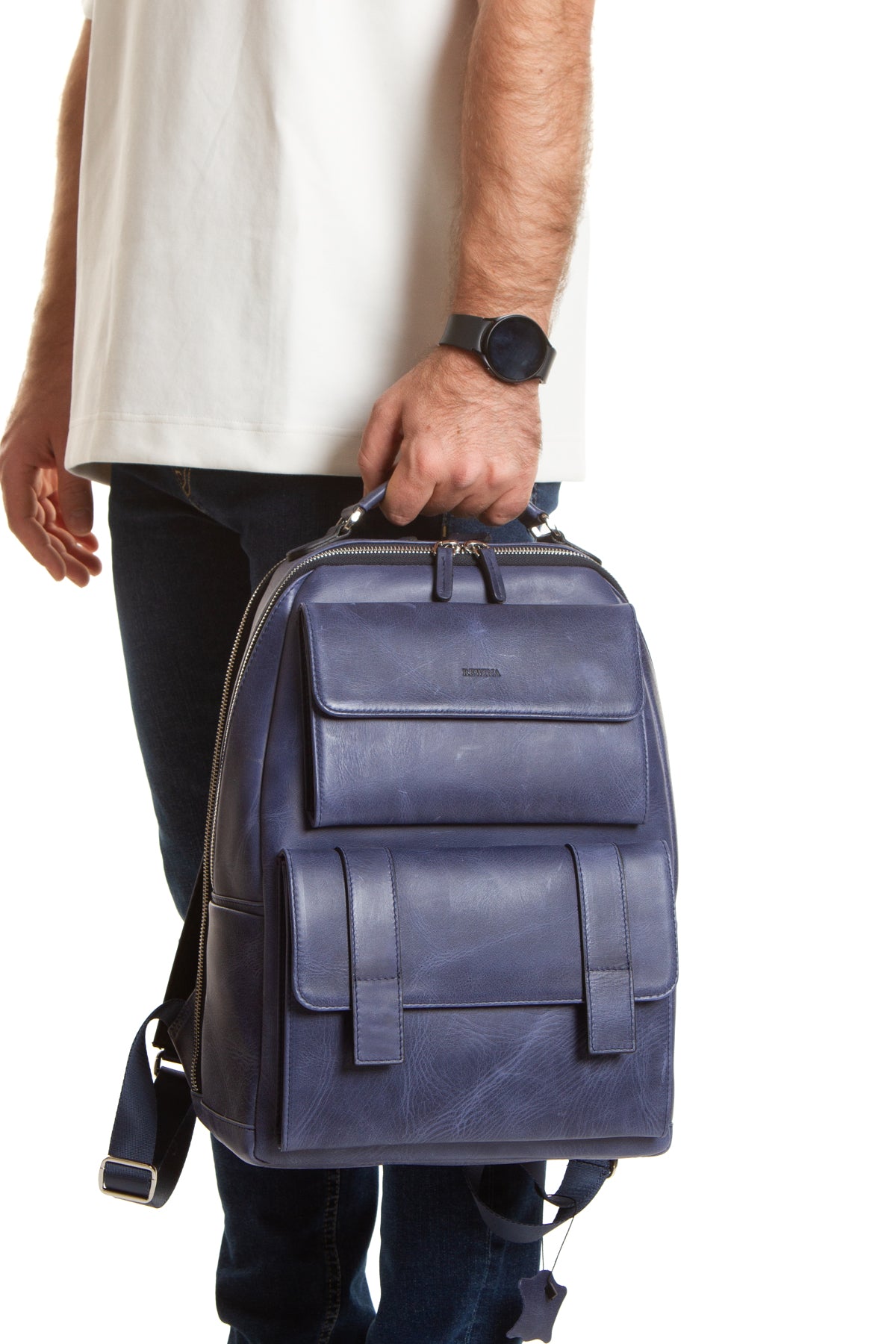 Milano 9522 Hakiki Deri Seyahat Sırt Çantası