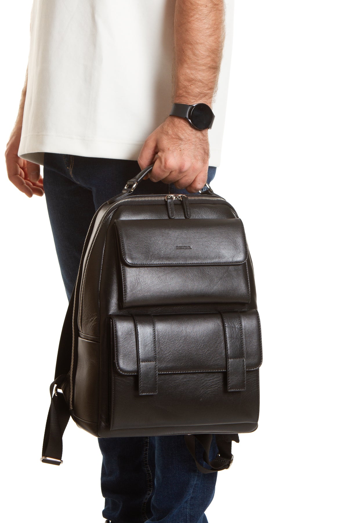 Milano 9522 Hakiki Deri Seyahat Sırt Çantası