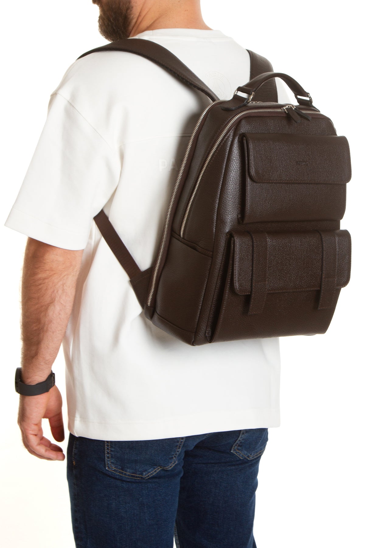 Milano 9522 Hakiki Deri Seyahat Sırt Çantası