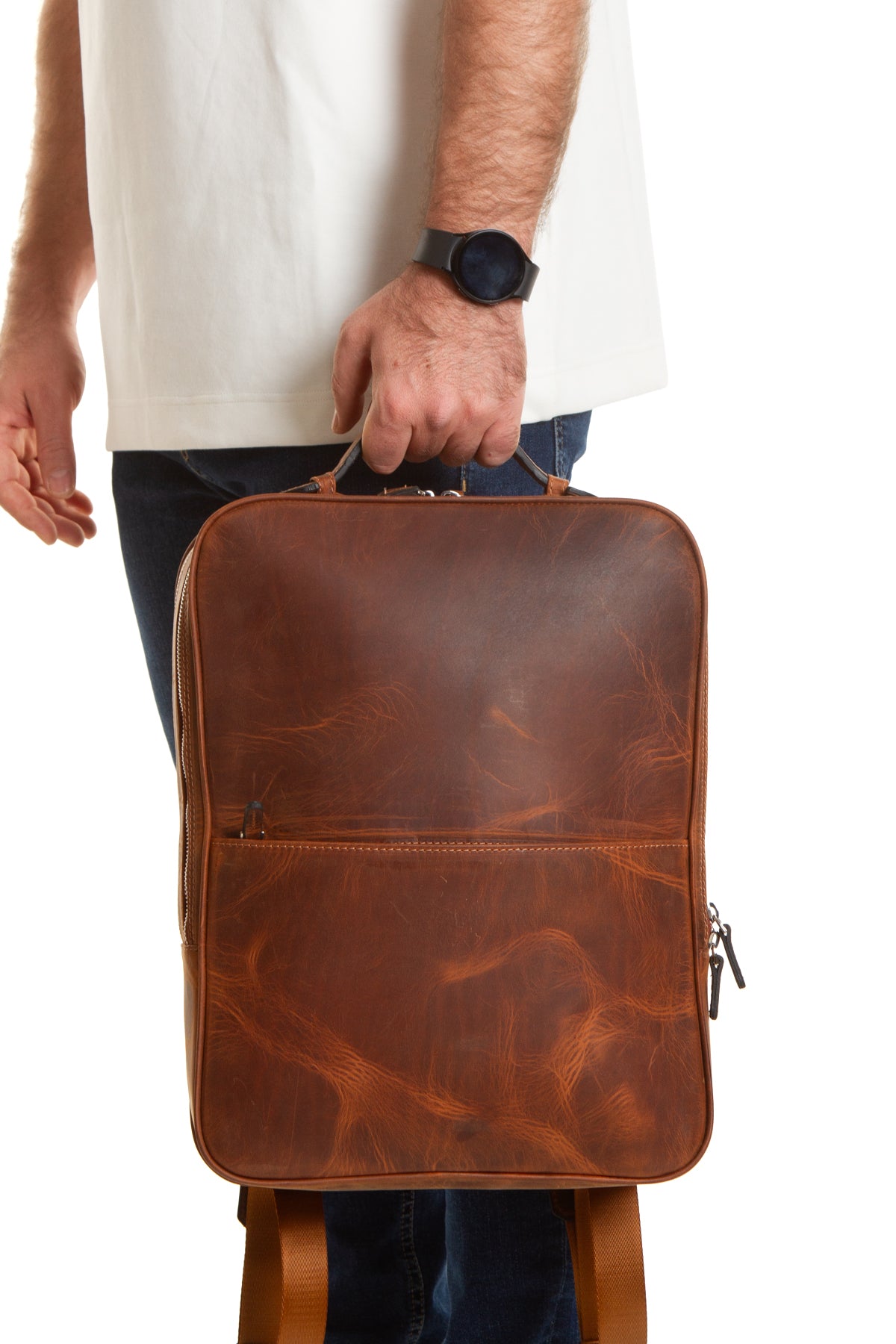 Torino 9518 Hakiki Deri Seyahat Sırt Çantası