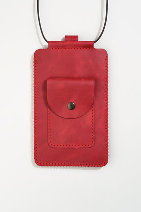 Niki Leather Mary Hakiki Deri Telefon Çantası
