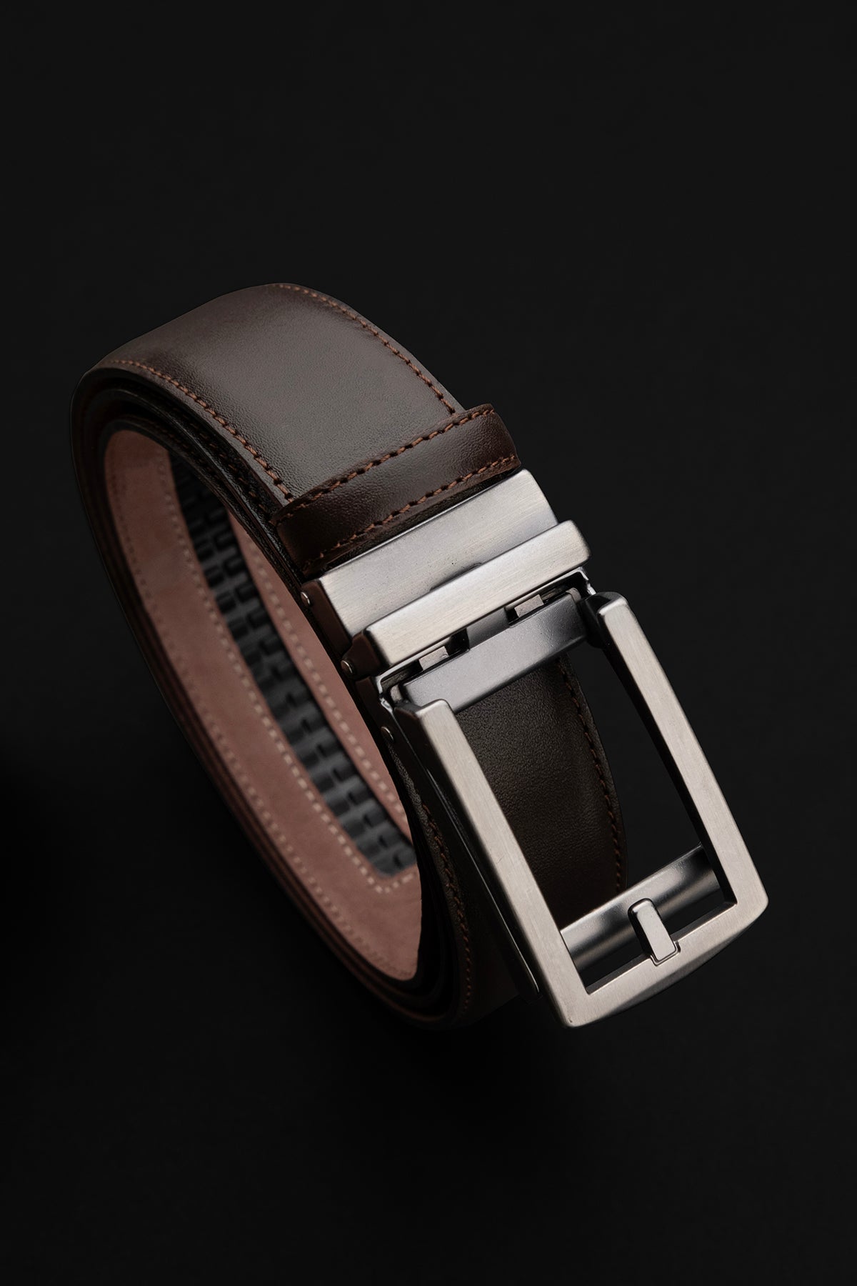 Premium Otomatik Dikişli Hakiki Deri Kemer 3.5 Cm