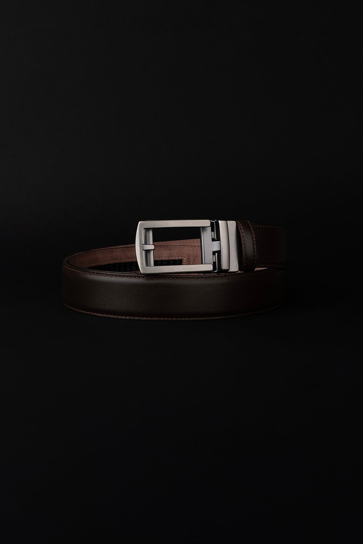 Premium Otomatik Dikişli Hakiki Deri Kemer 3.5 Cm