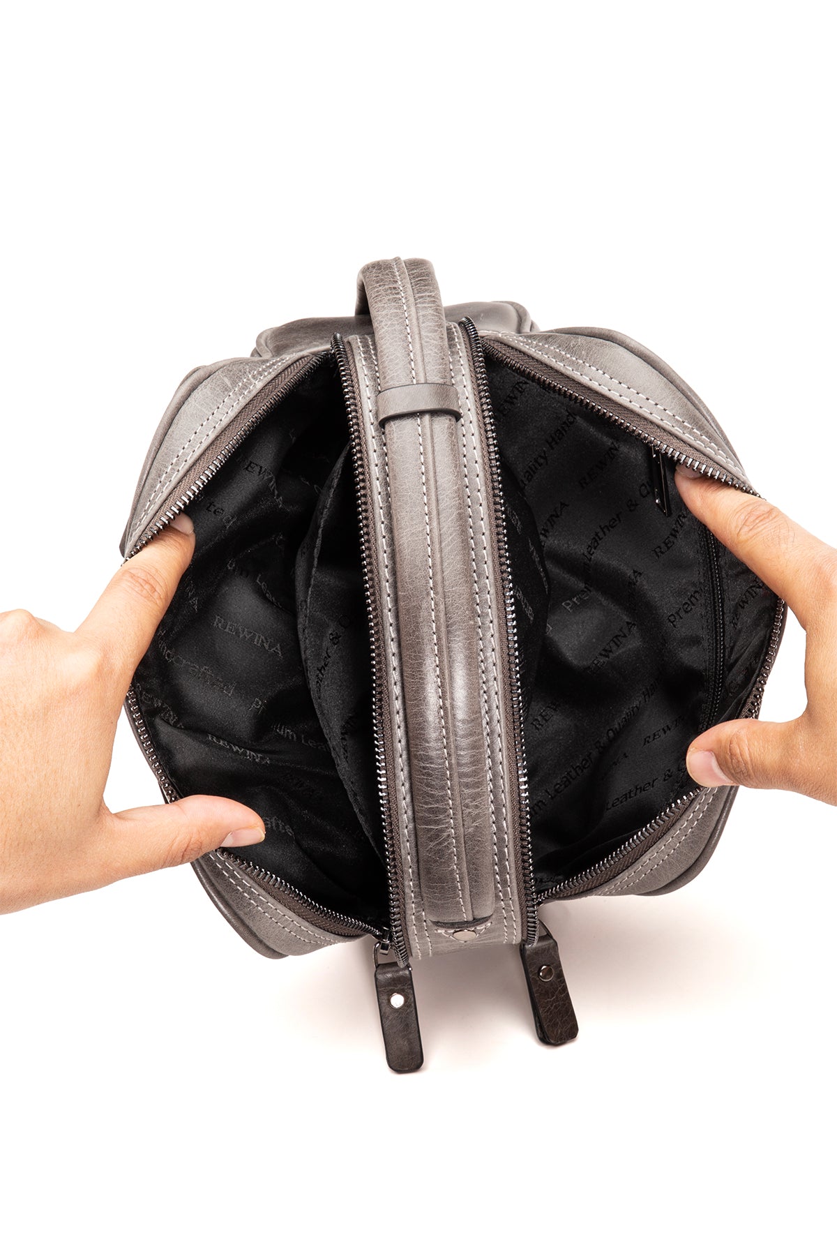 Acura 9558 Hakiki Deri Fermuarlı Portföy El Çantası