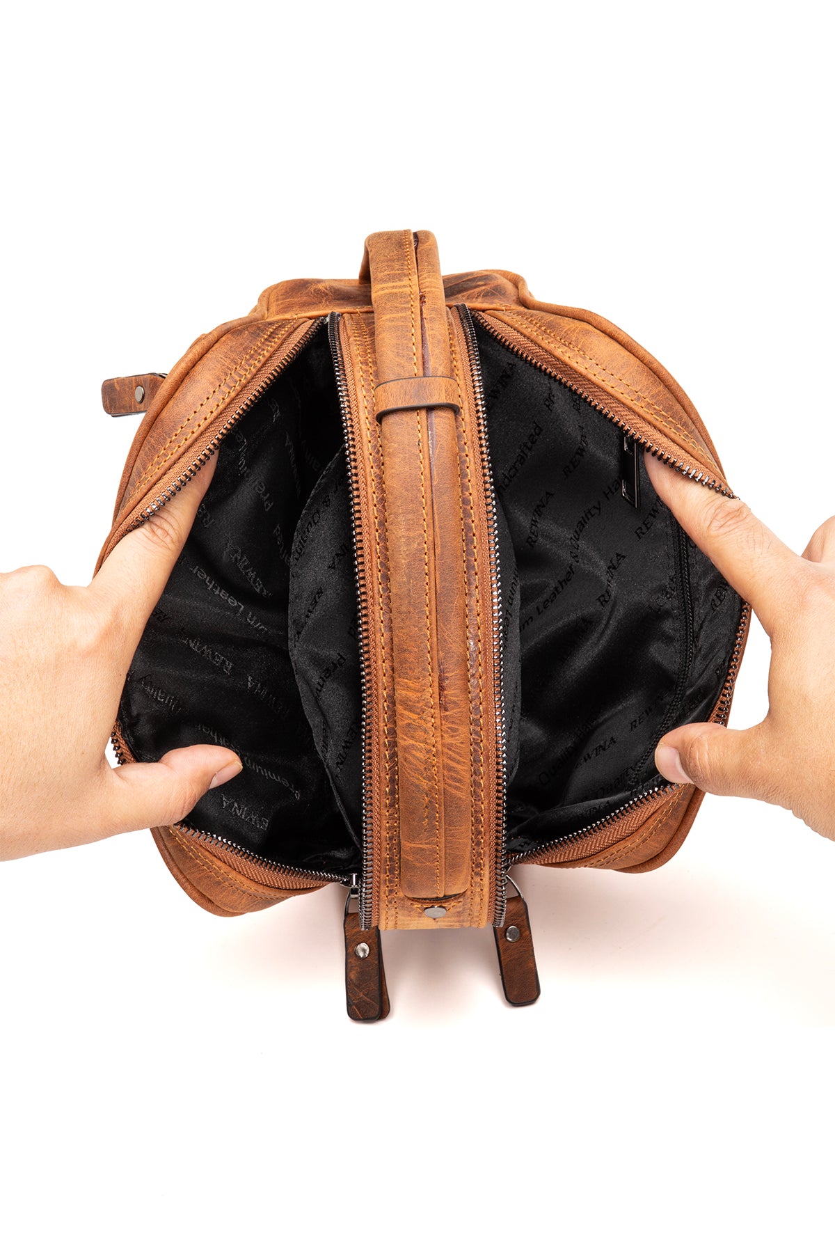 Acura 9558 Hakiki Deri Fermuarlı Portföy El Çantası