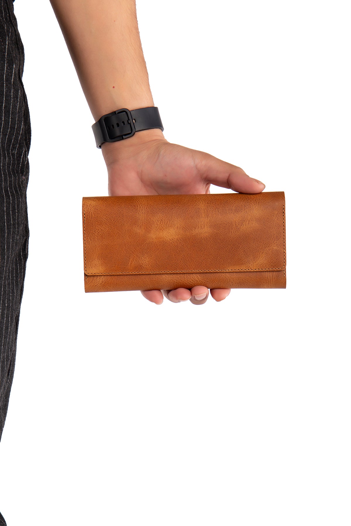 Elit Universal Hakiki Deri Kapaklı Kartlıklı ve Para Bölmeli Telefon Kılıfı