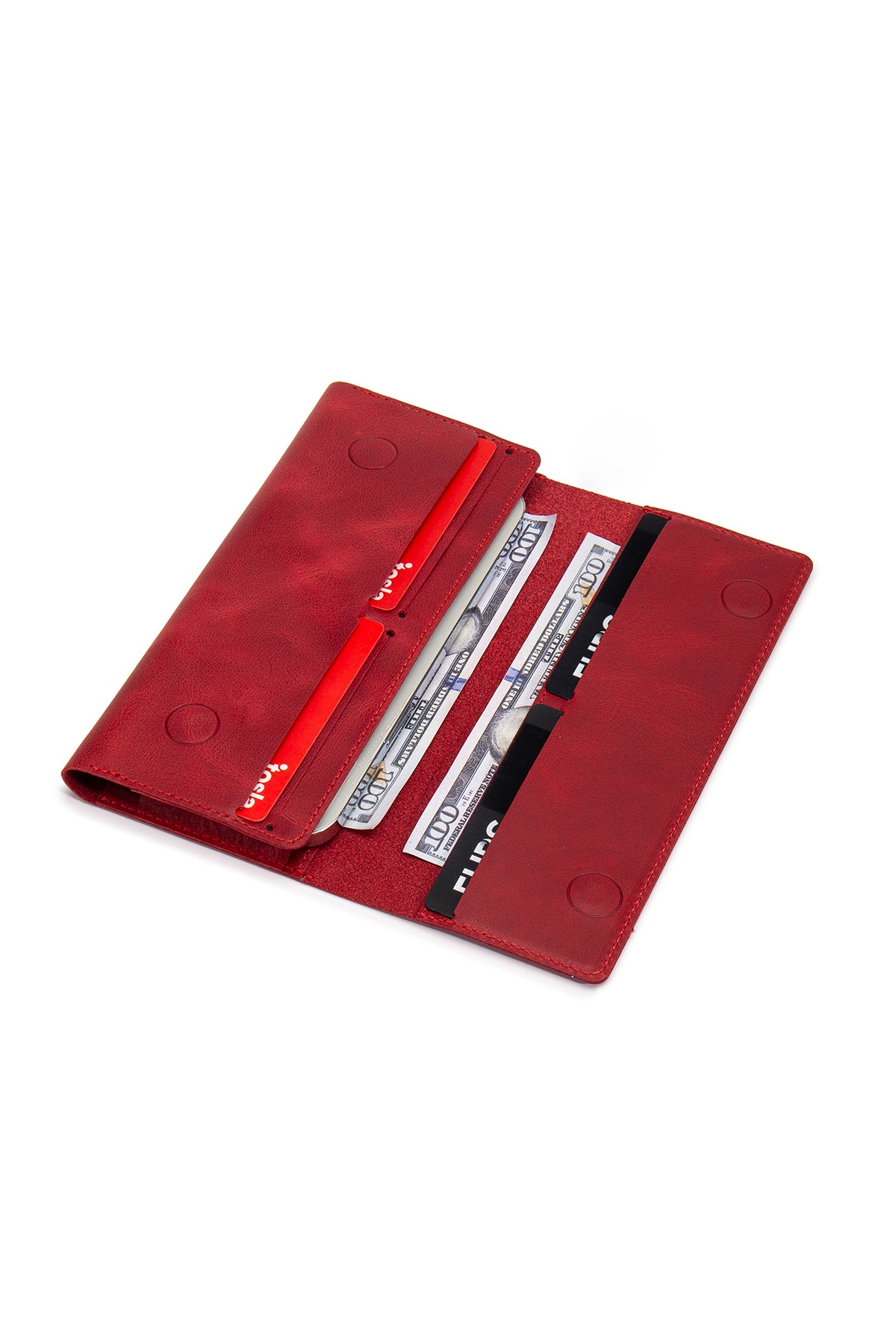 Elit Universal Hakiki Deri Kapaklı Kartlıklı ve Para Bölmeli Telefon Kılıfı