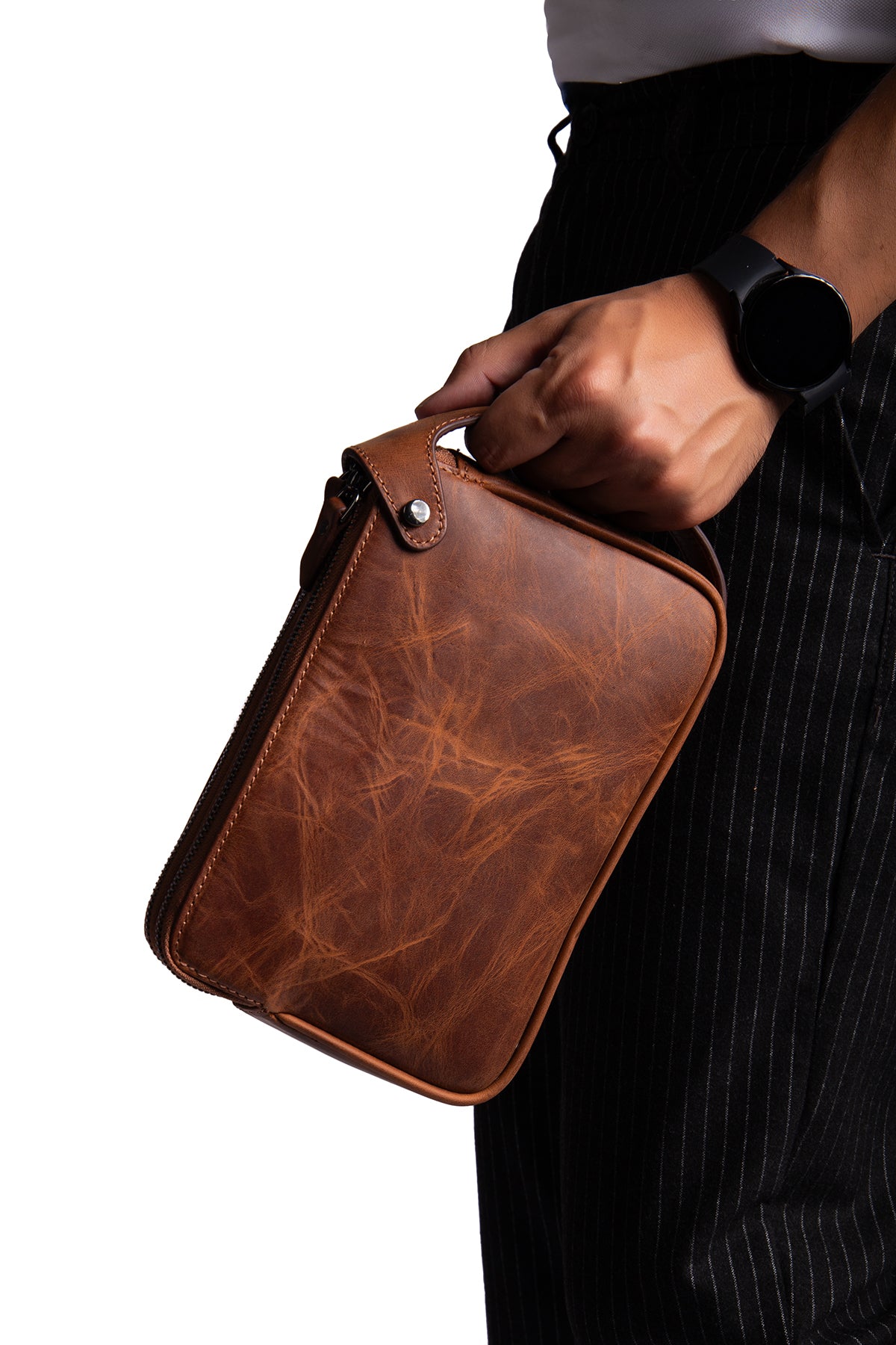 Raul Hakiki Deri Fermuarlı Portföy