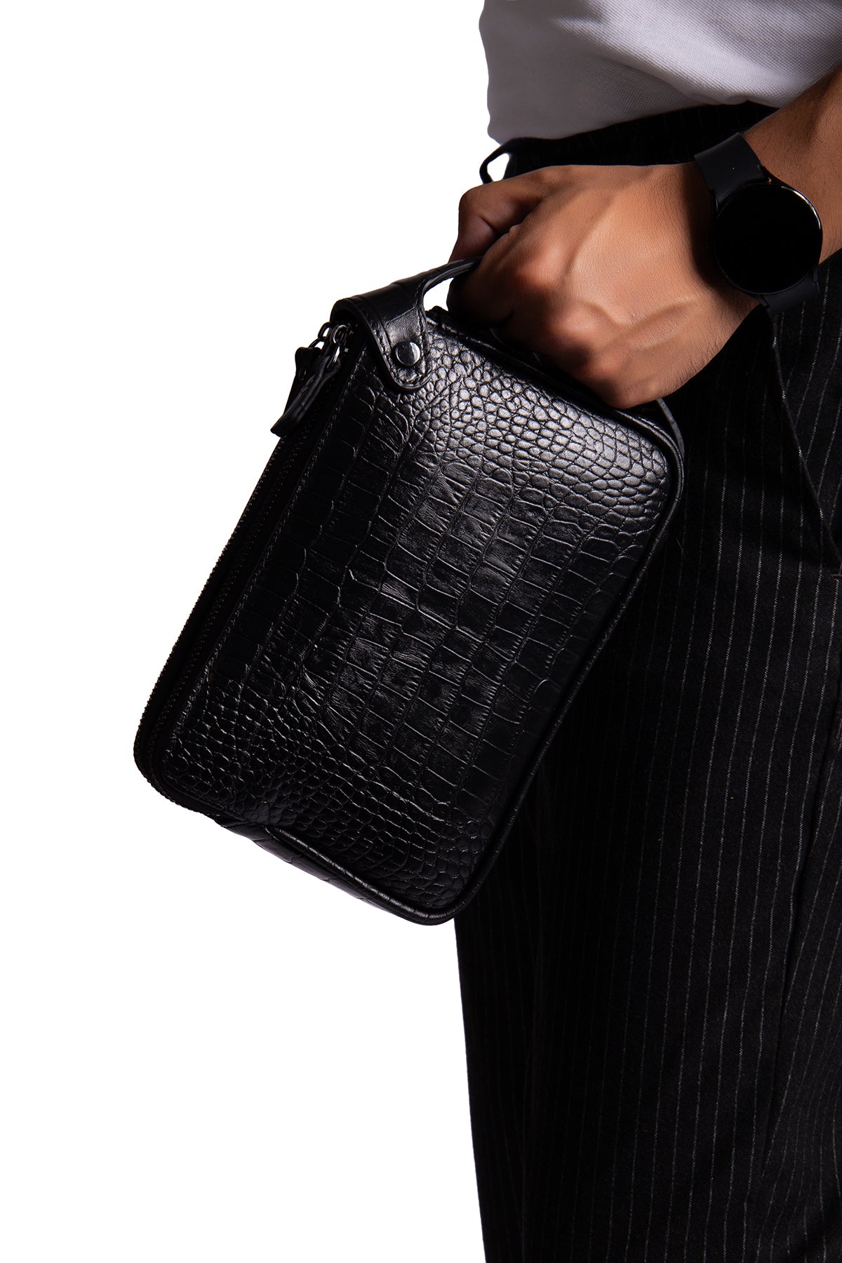 Raul Hakiki Deri Fermuarlı Portföy