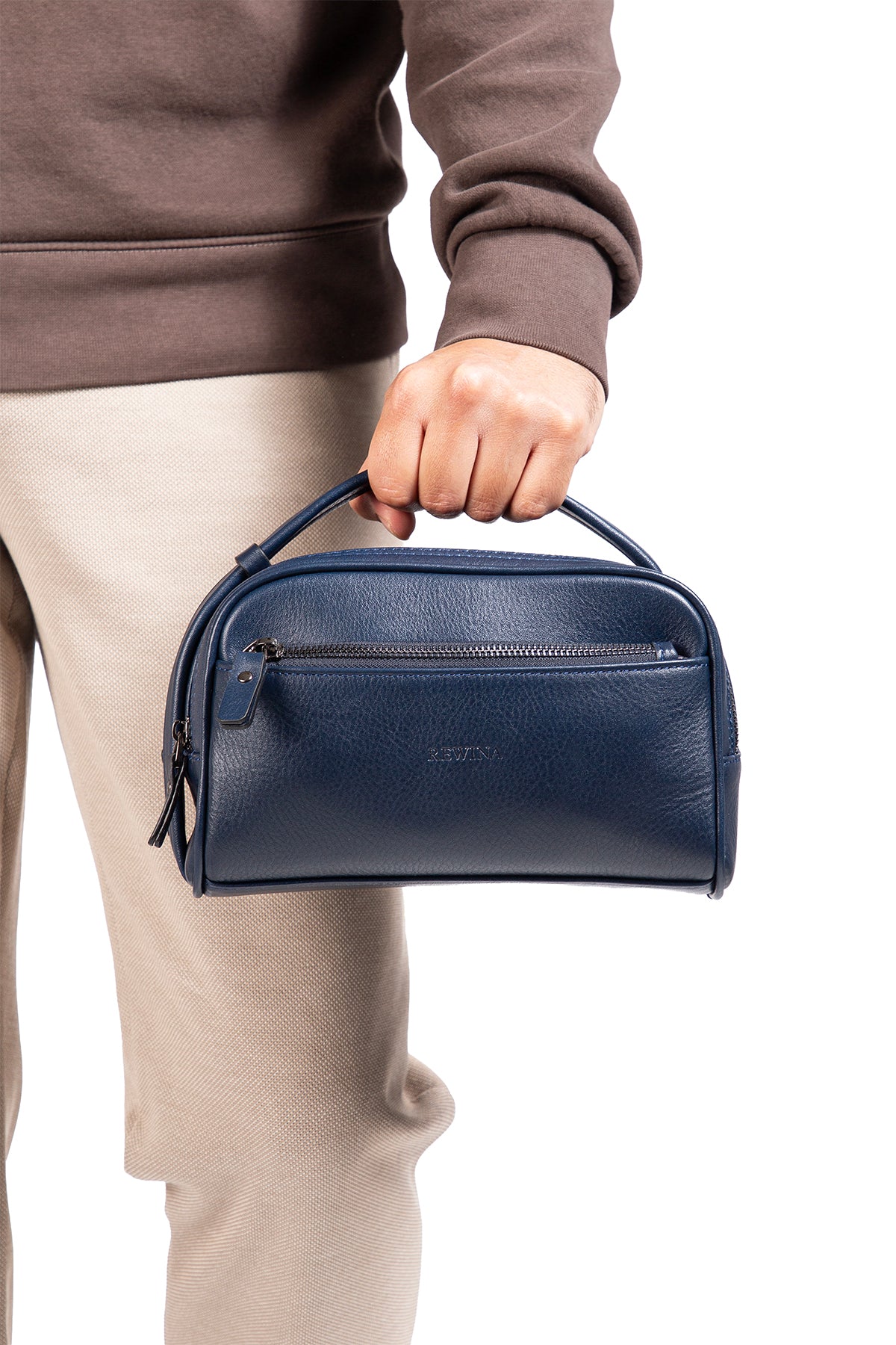 Acura 9558 Hakiki Deri Fermuarlı Portföy El Çantası