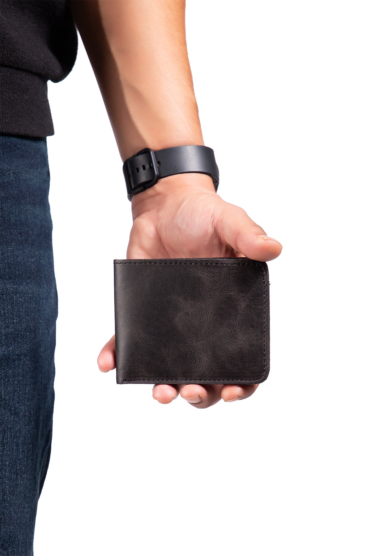 Mount Hakiki Deri Minimal Cüzdan Para Koyma Bölmeli Kartlık ve Mıknatıs Kapama