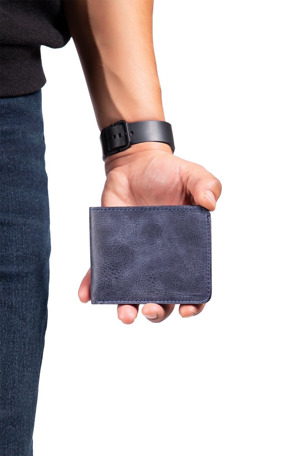 Mount Hakiki Deri Minimal Cüzdan Para Koyma Bölmeli Kartlık ve Mıknatıs Kapama