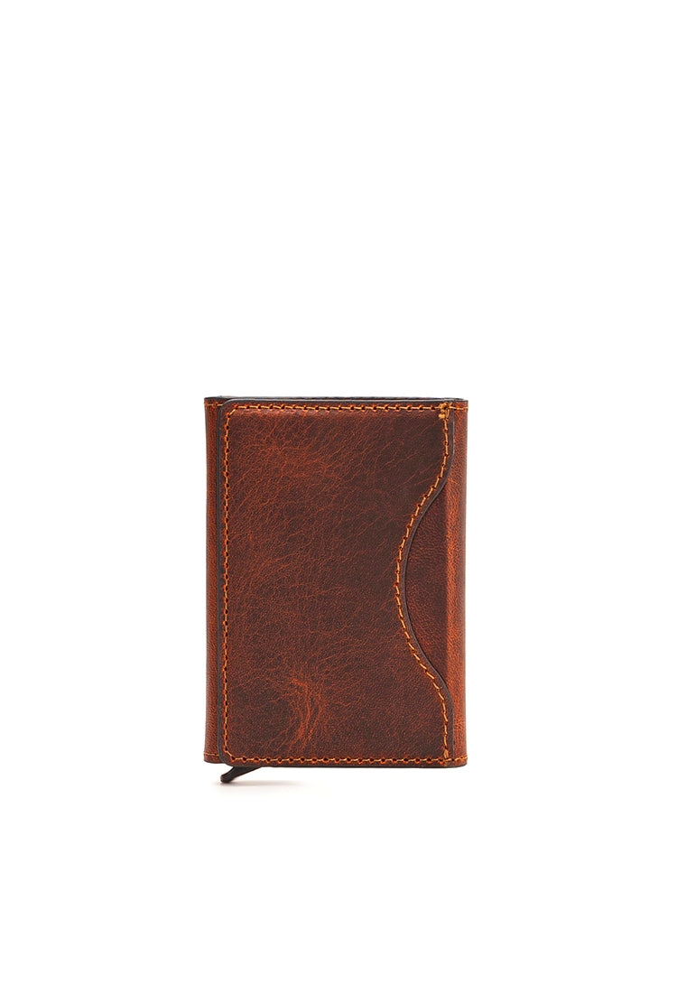 Magsafe Özellikli Premium Hakiki Deri Mekanizmalı Kartlık