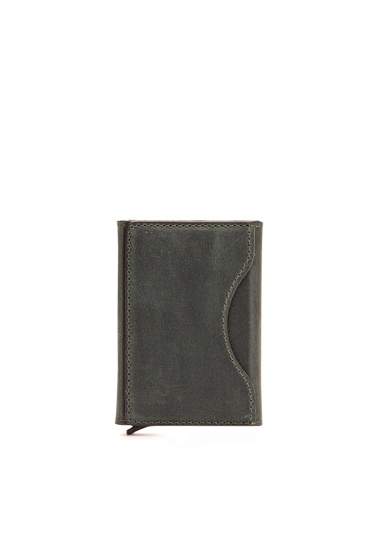 Magsafe Özellikli Premium Hakiki Deri Mekanizmalı Kartlık