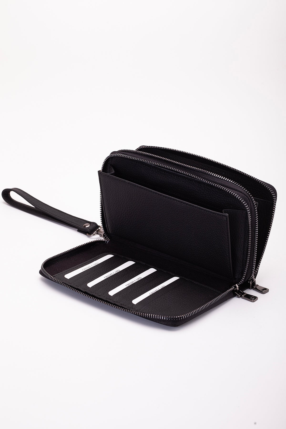 Morata Hakiki Deri Fermuarlı Portföy El Çantası