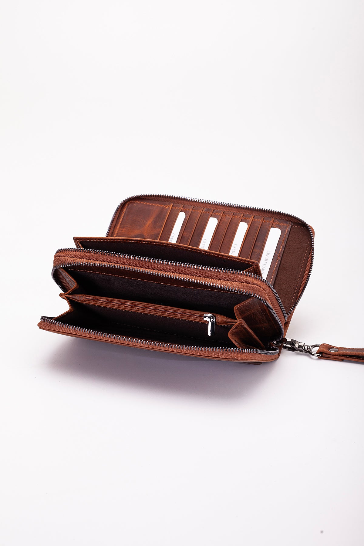 Morata Hakiki Deri Fermuarlı Portföy El Çantası