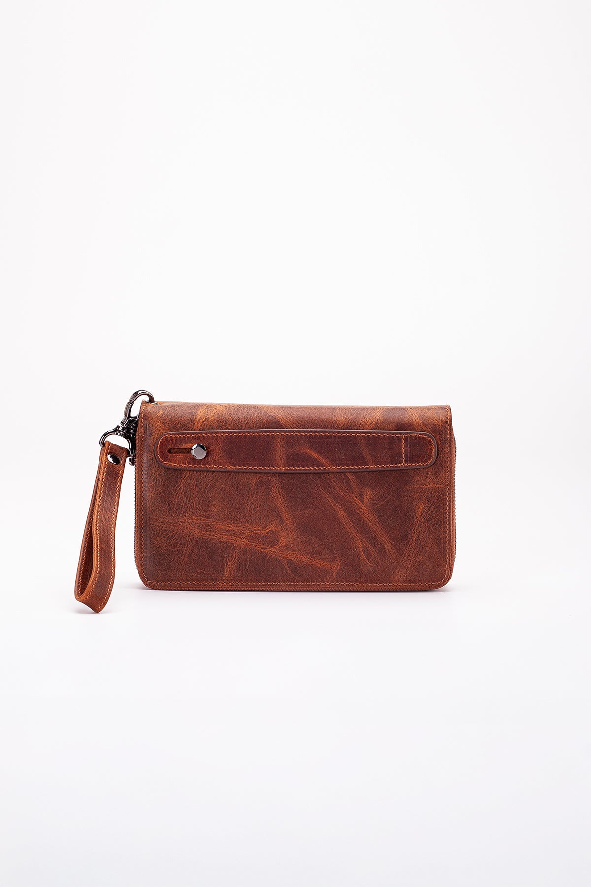 Morata Hakiki Deri Fermuarlı Portföy El Çantası