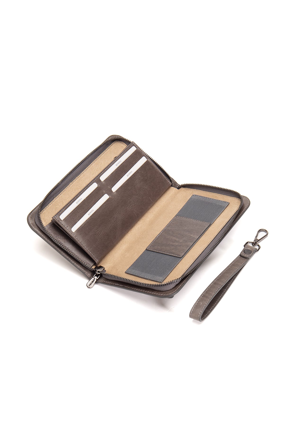 Ederson 9567 Hakiki Deri Fermuarlı Portföy El Çantası