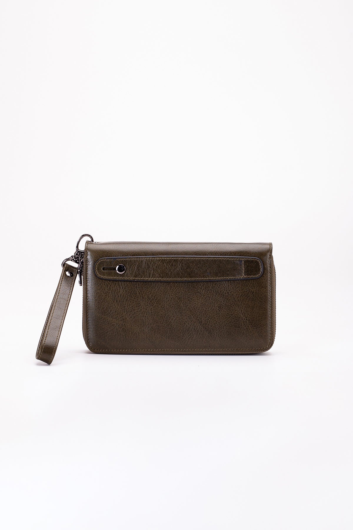 Morata Hakiki Deri Fermuarlı Portföy El Çantası