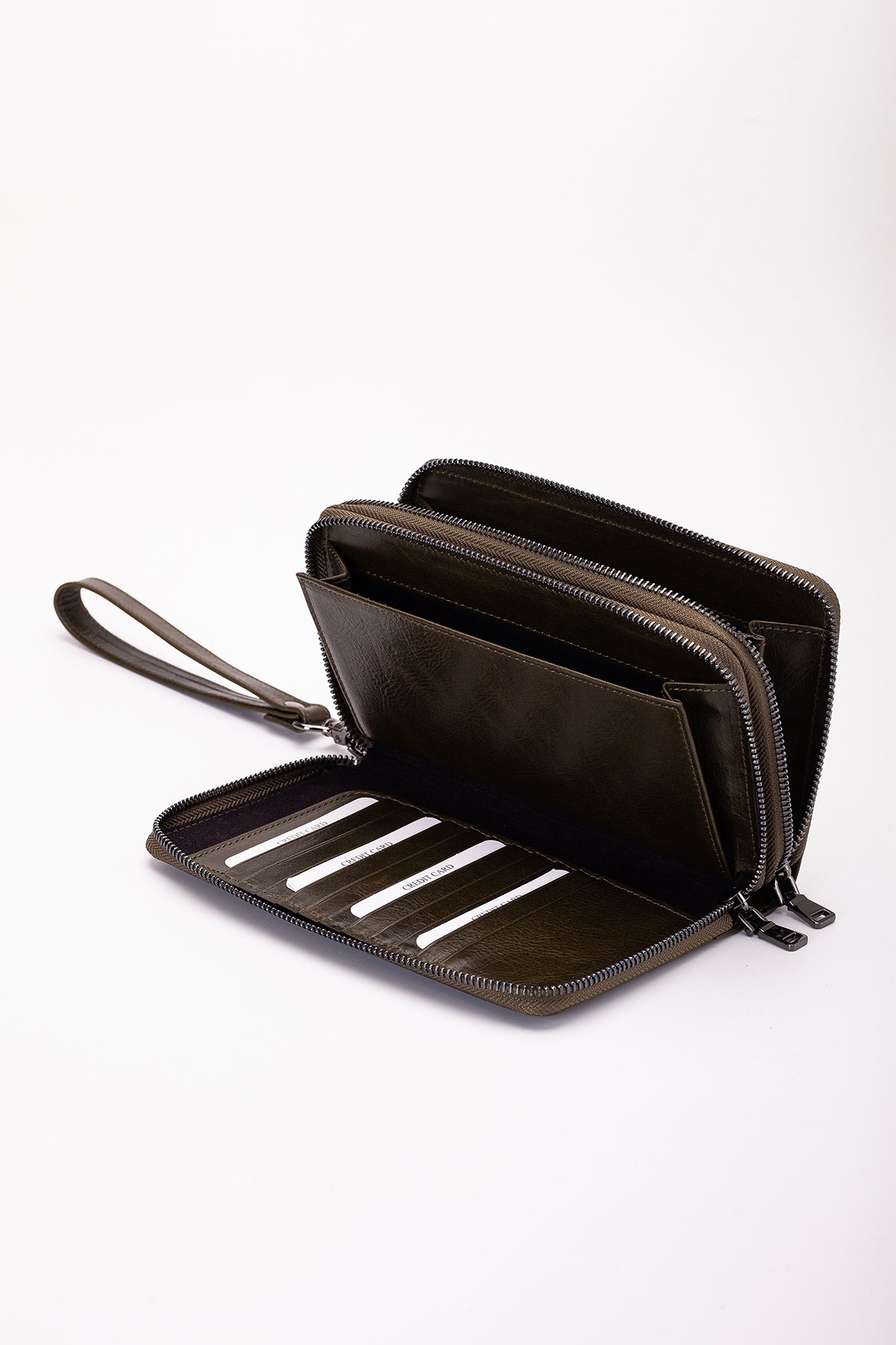 Morata Hakiki Deri Fermuarlı Portföy El Çantası