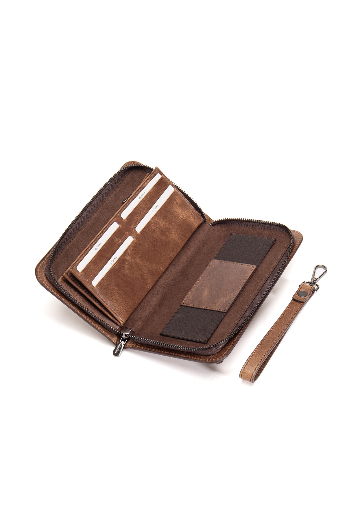 Ederson 9567 Hakiki Deri Fermuarlı Portföy El Çantası