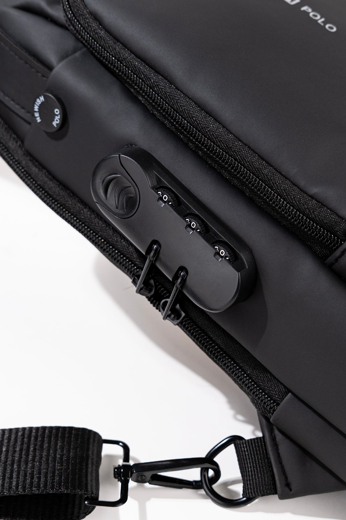 Unisex Kilitli Ayarlanabilir Çapraz Askılı Göğüs Omuz ve Sırt Çantası