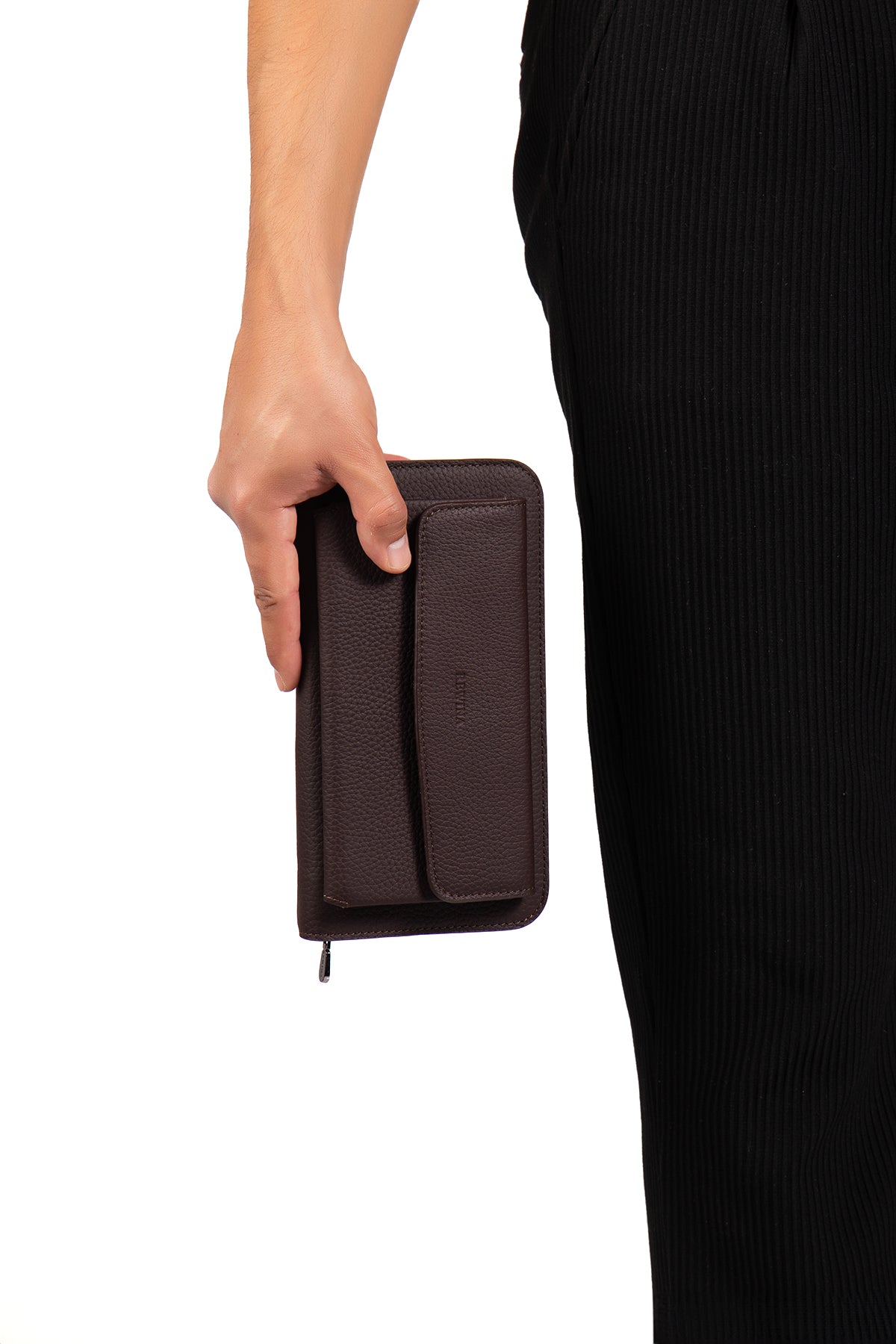 Ederson 9567 Hakiki Deri Fermuarlı Portföy El Çantası