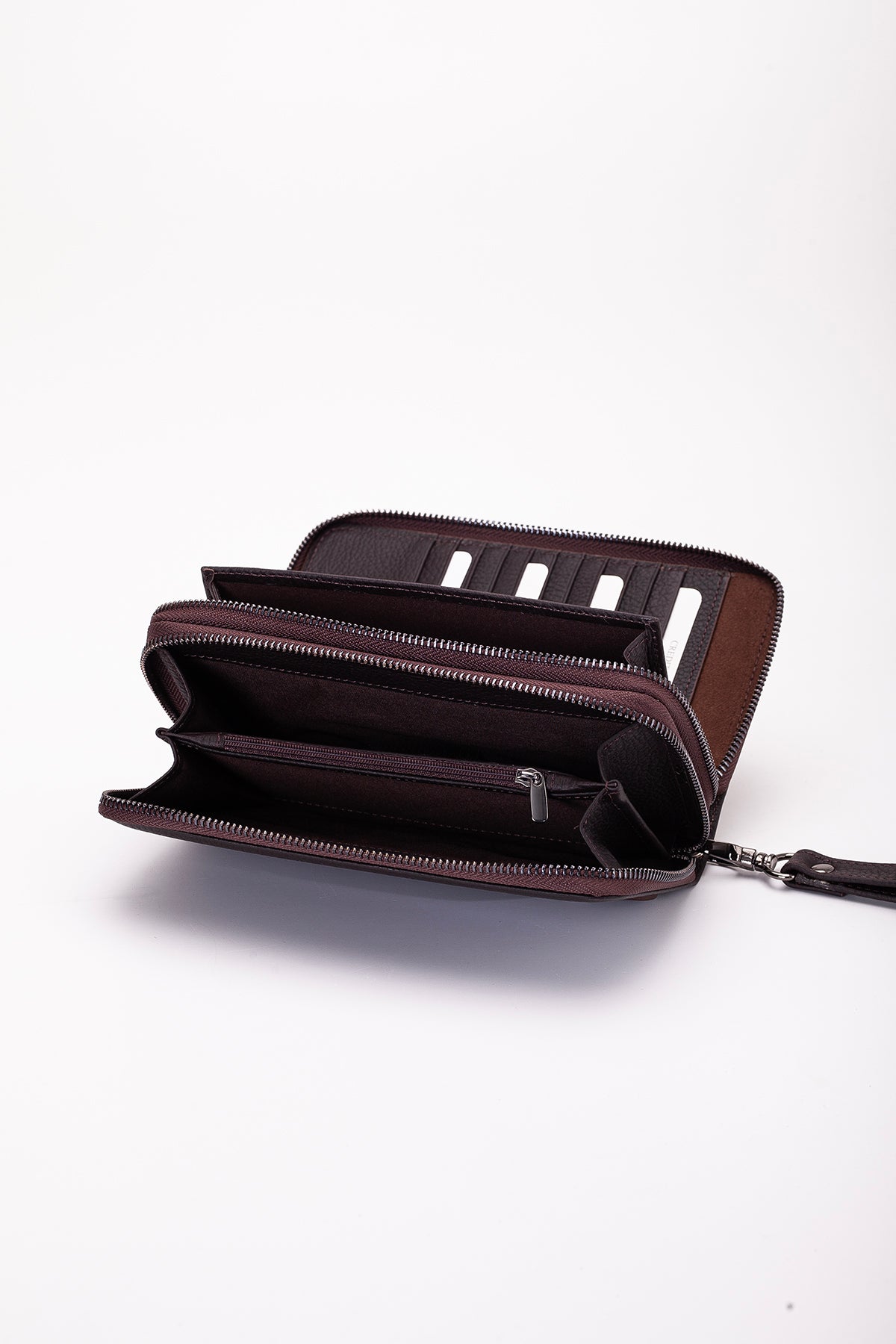 Morata Hakiki Deri Fermuarlı Portföy El Çantası