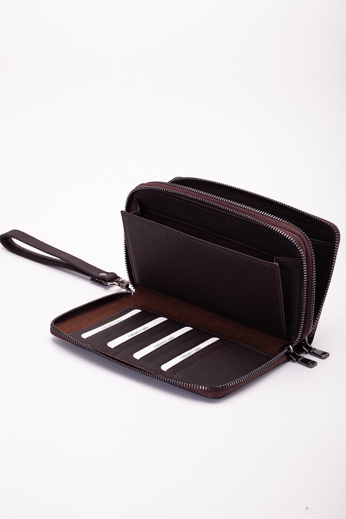 Morata Hakiki Deri Fermuarlı Portföy El Çantası