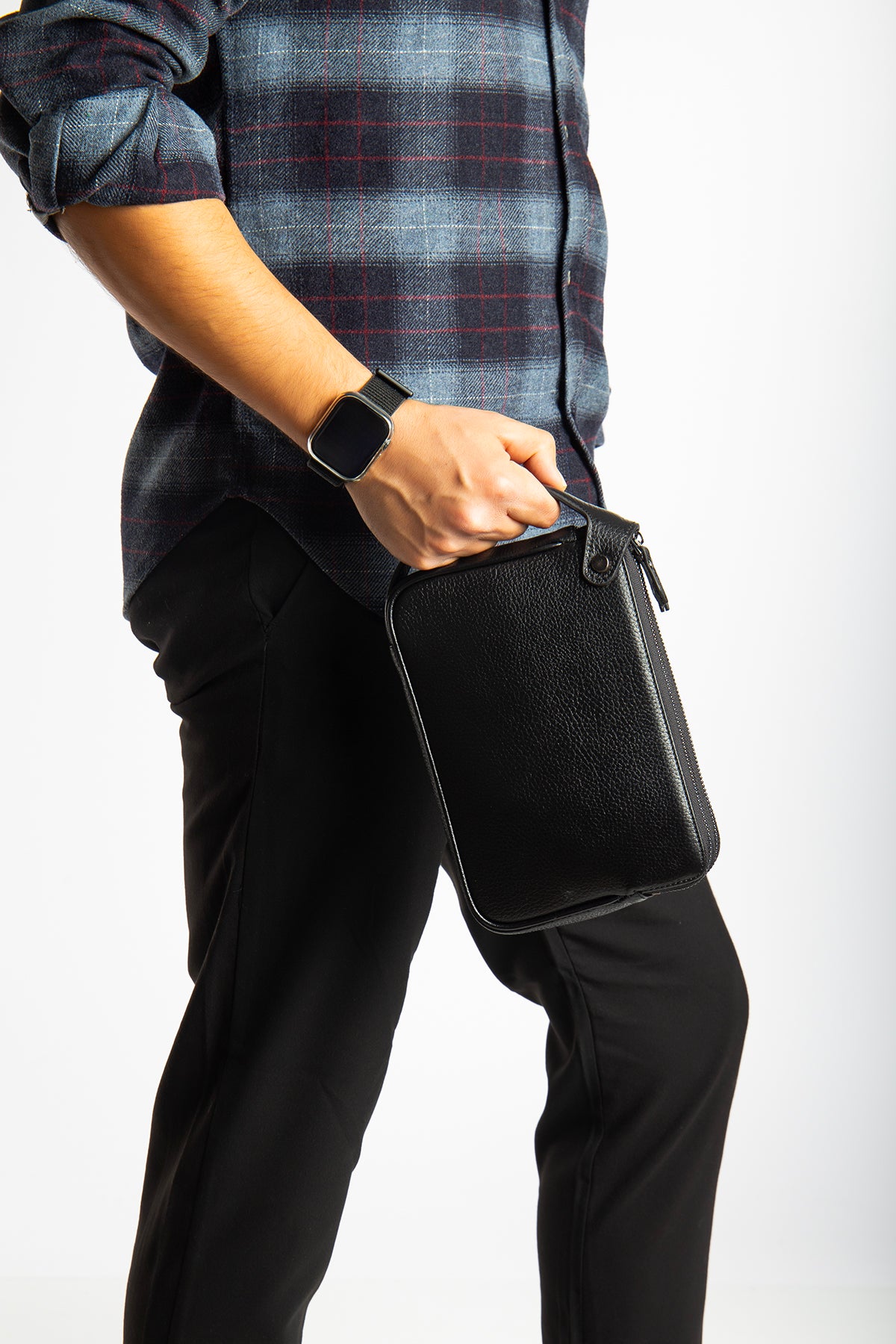 Raul Hakiki Deri Fermuarlı Portföy