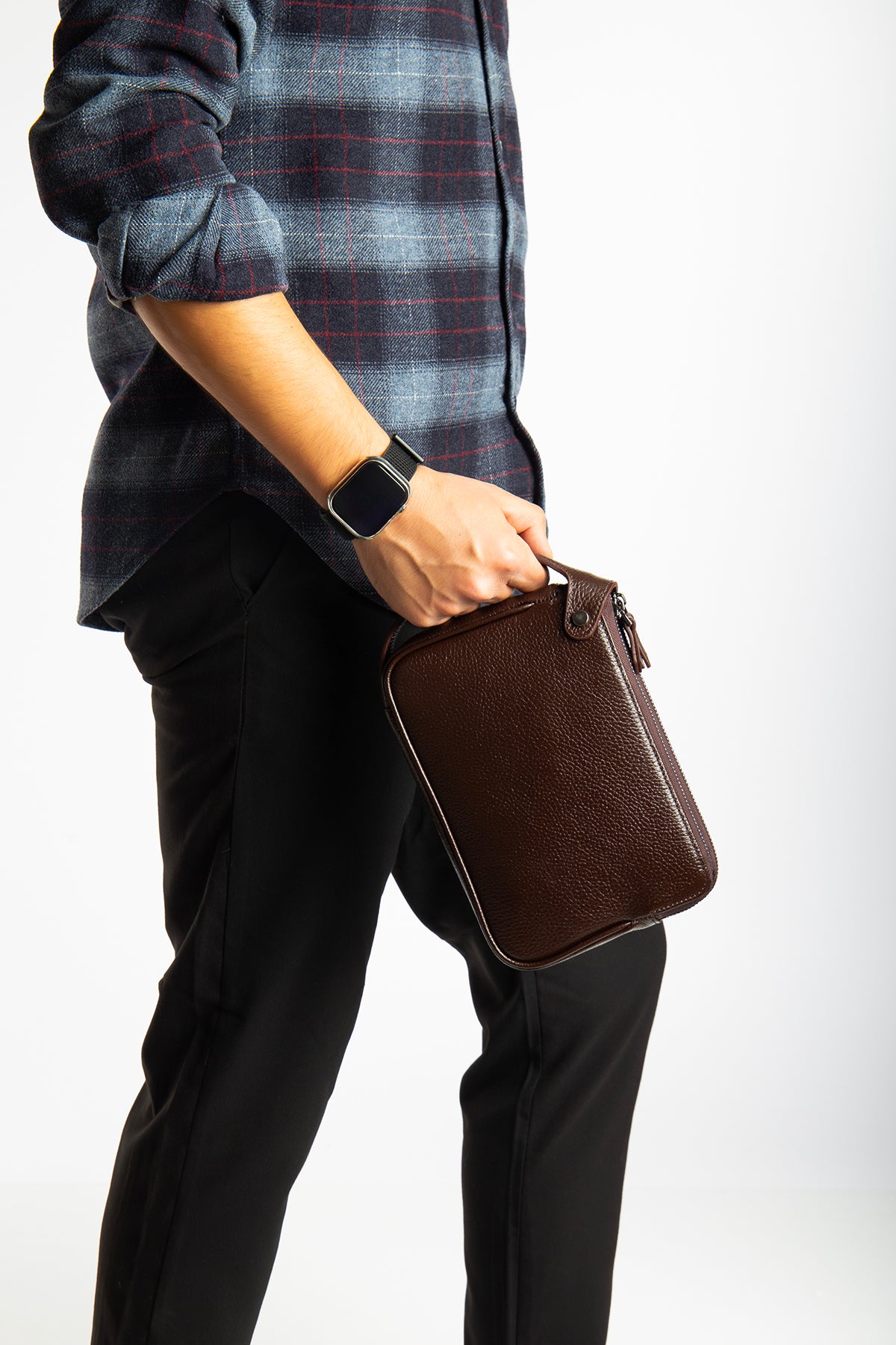 Raul Hakiki Deri Fermuarlı Portföy