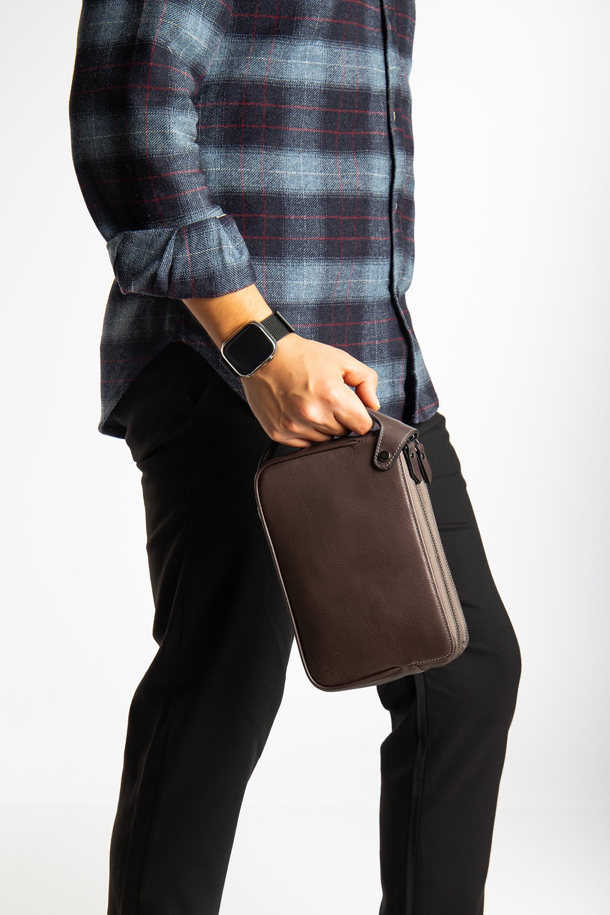 Raul Hakiki Deri Fermuarlı Portföy