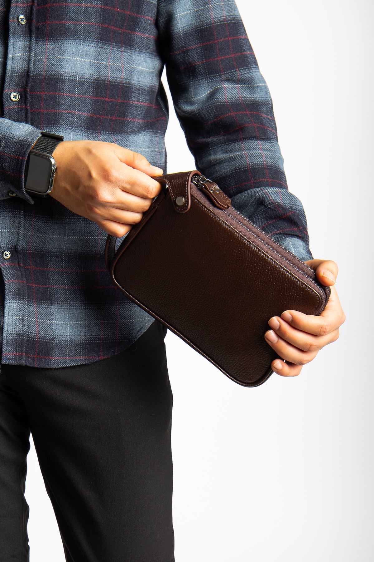 Raul Hakiki Deri Fermuarlı Portföy