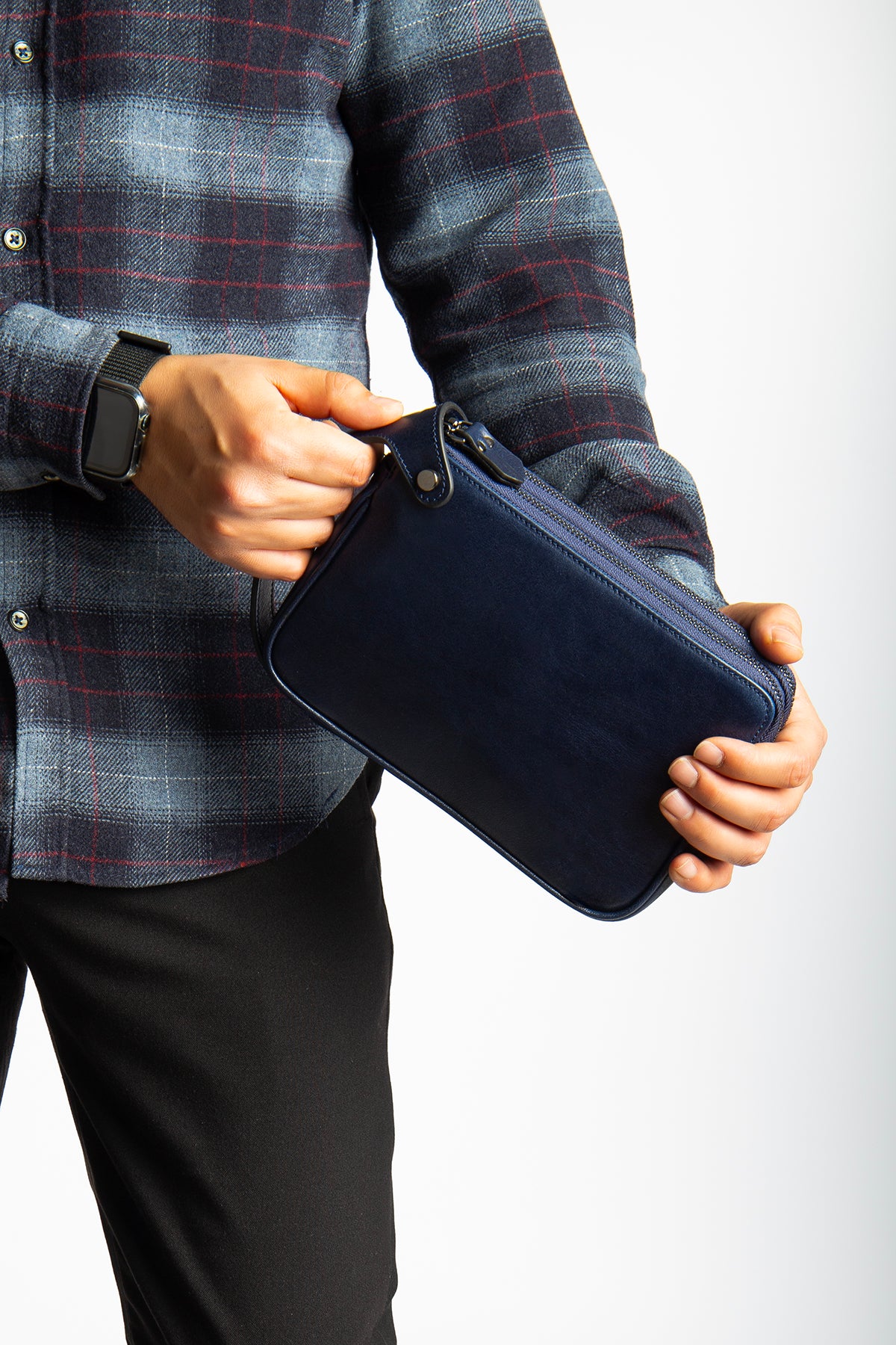 Raul Hakiki Deri Fermuarlı Portföy