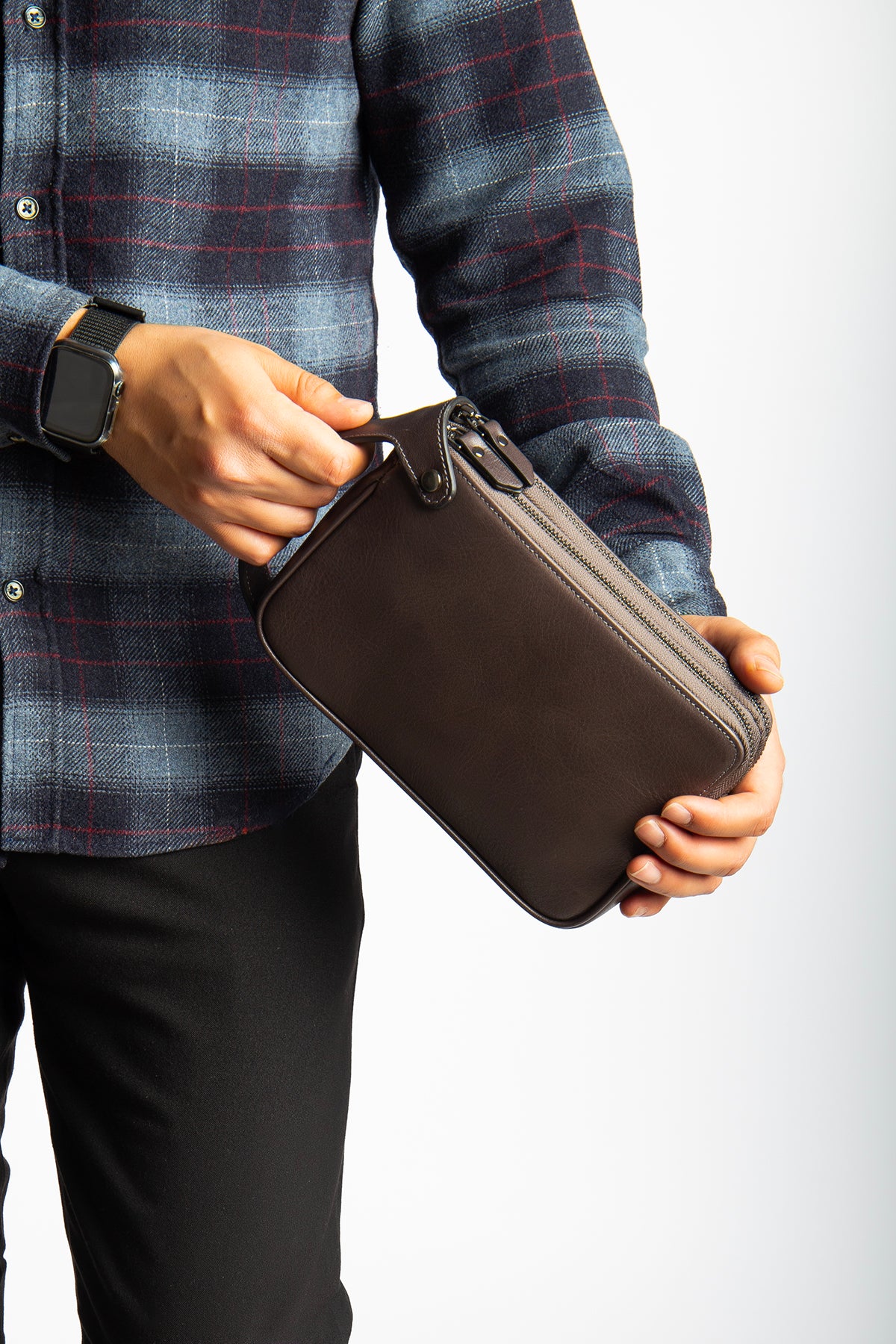 Raul Hakiki Deri Fermuarlı Portföy