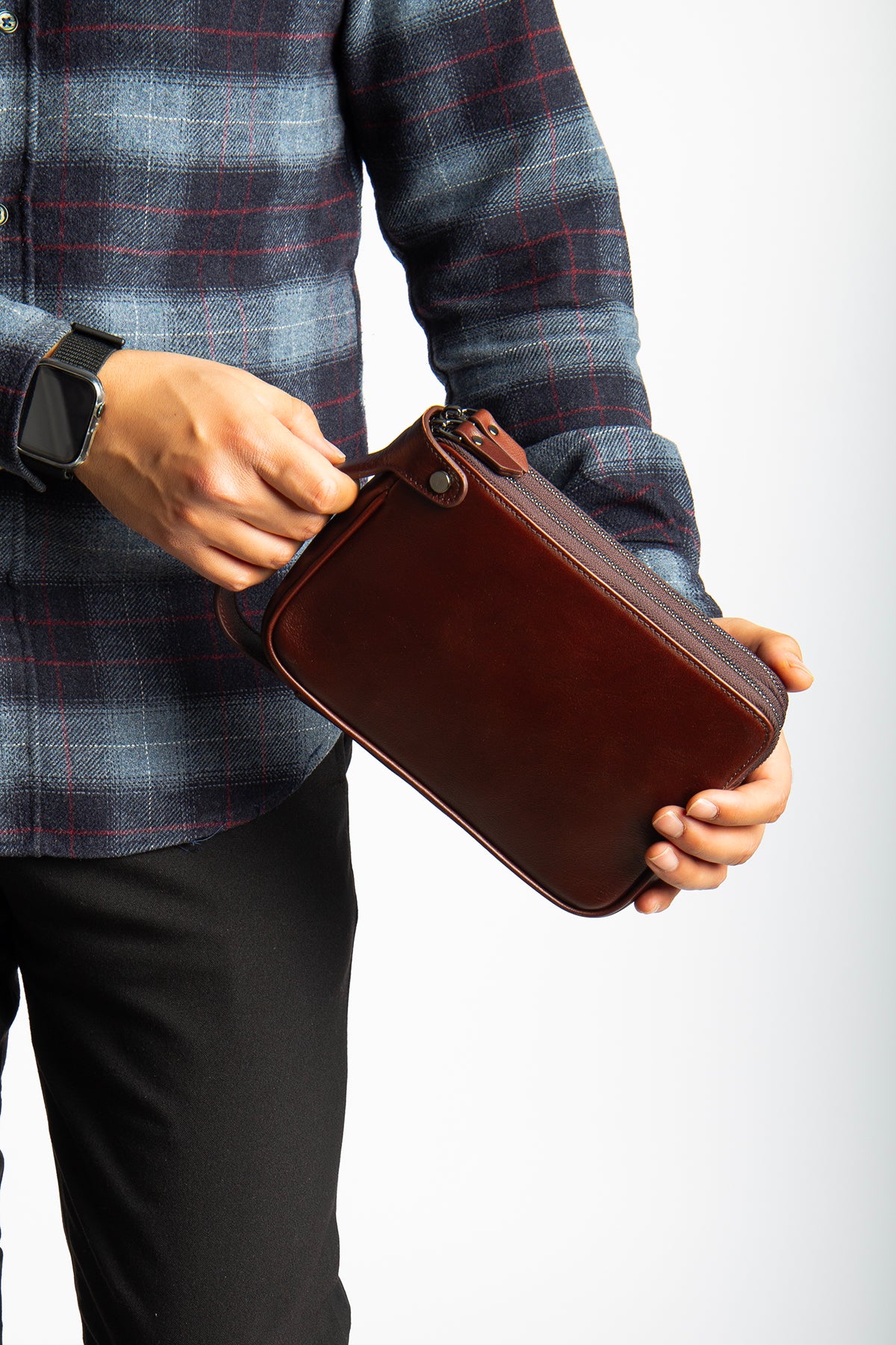 Raul Hakiki Deri Fermuarlı Portföy