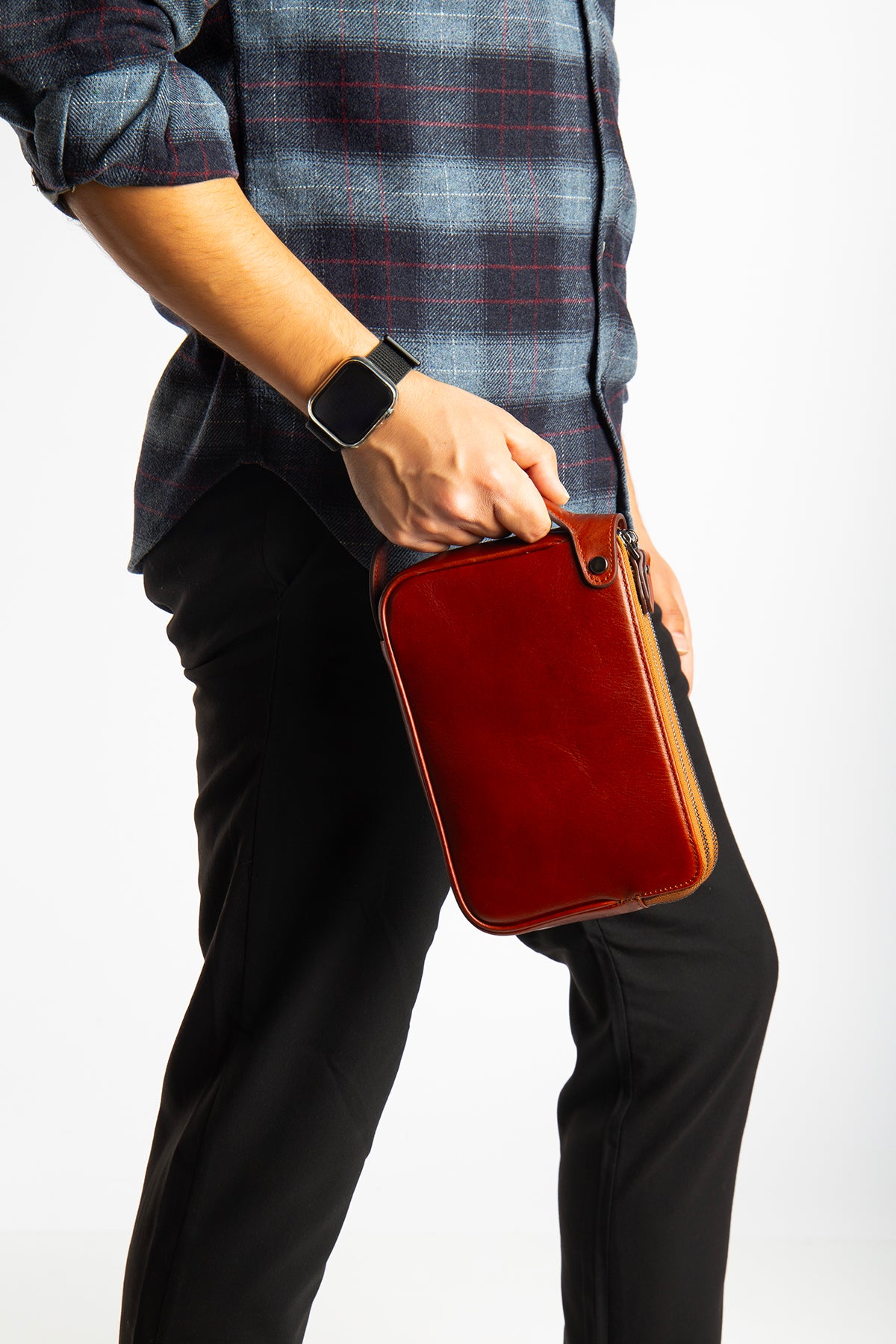 Raul Hakiki Deri Fermuarlı Portföy