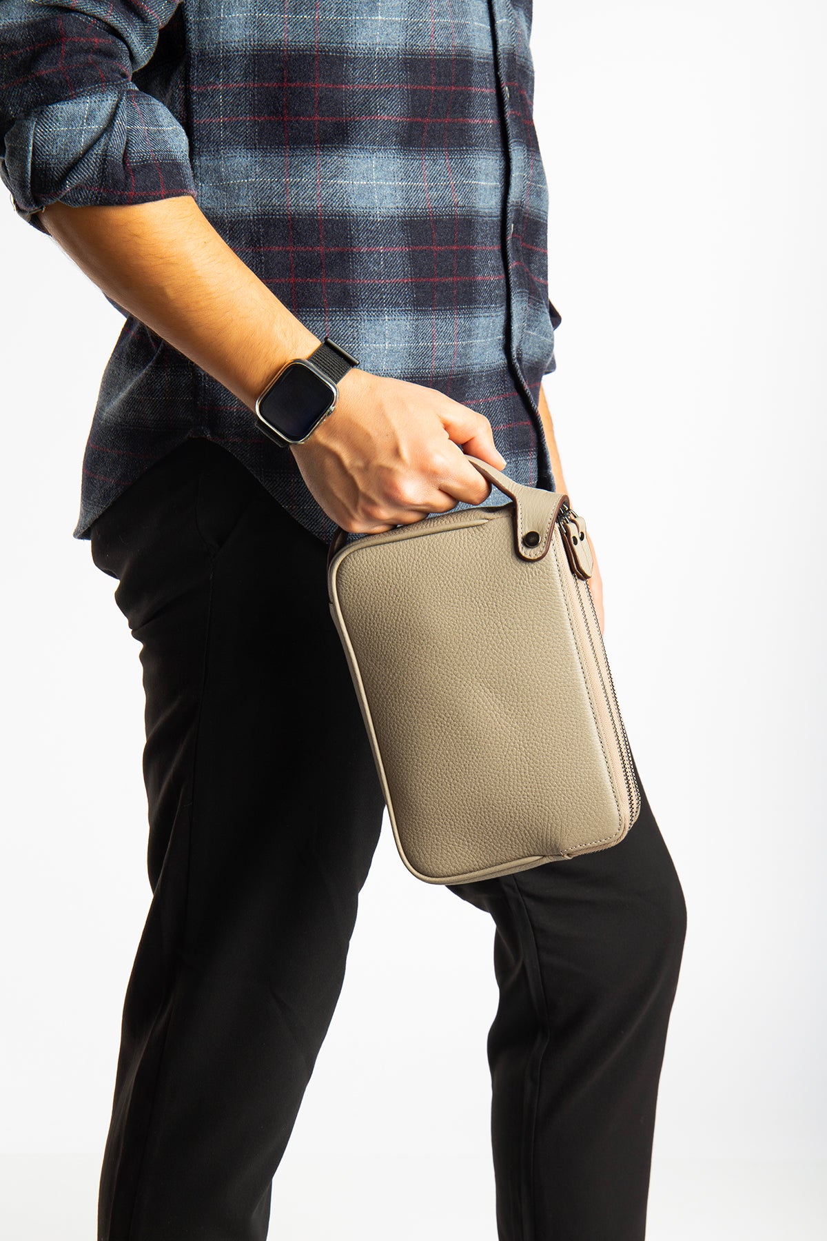 Raul Hakiki Deri Fermuarlı Portföy