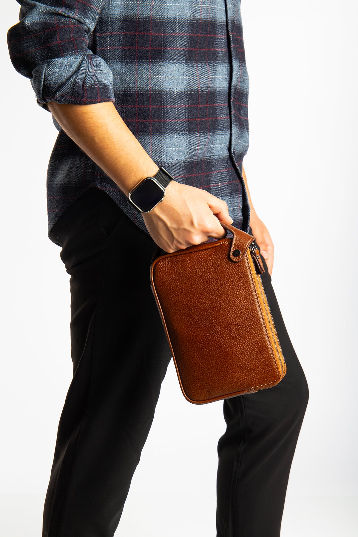 Raul Hakiki Deri Fermuarlı Portföy