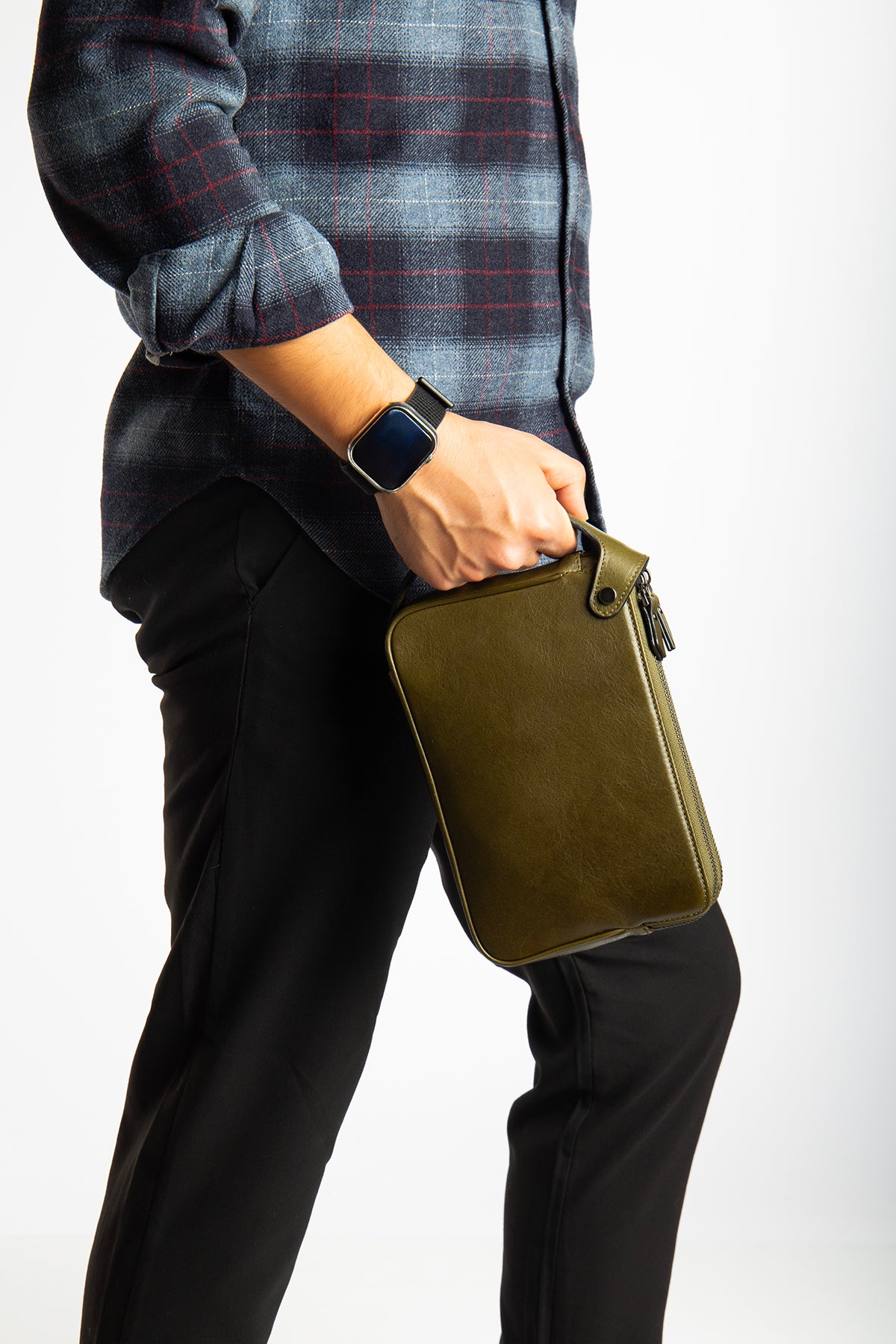 Raul Hakiki Deri Fermuarlı Portföy