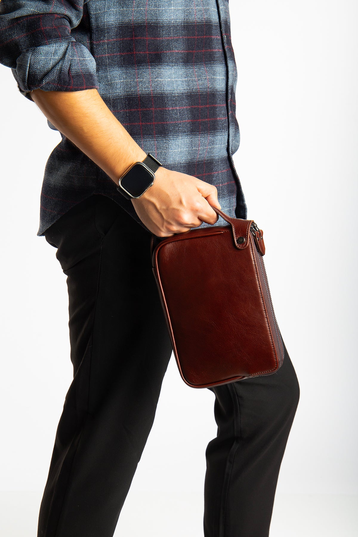 Raul Hakiki Deri Fermuarlı Portföy