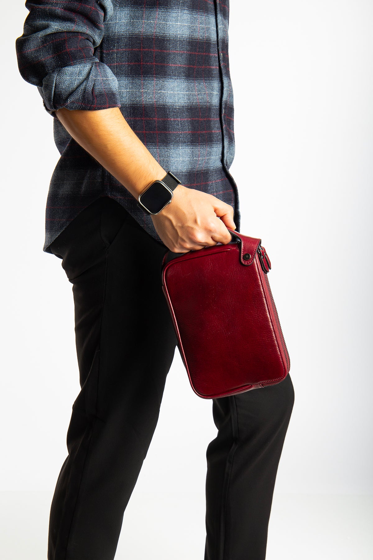 Raul Hakiki Deri Fermuarlı Portföy