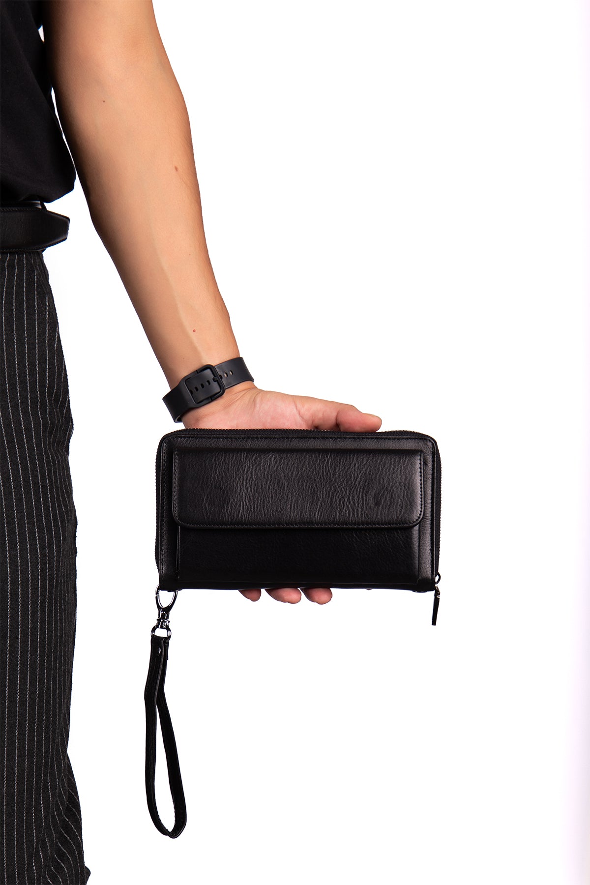 Modric Hakiki Deri Fermuarlı Portföy El Çantası