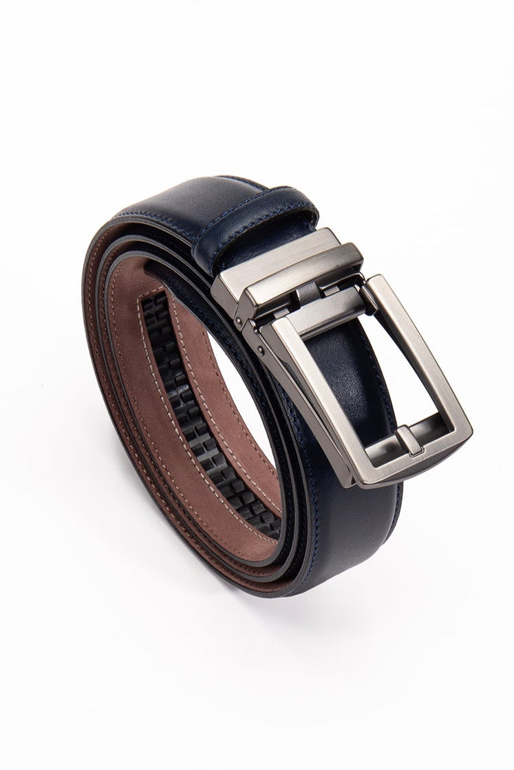Premium Otomatik Dikişli Hakiki Deri Kemer 3.5 Cm