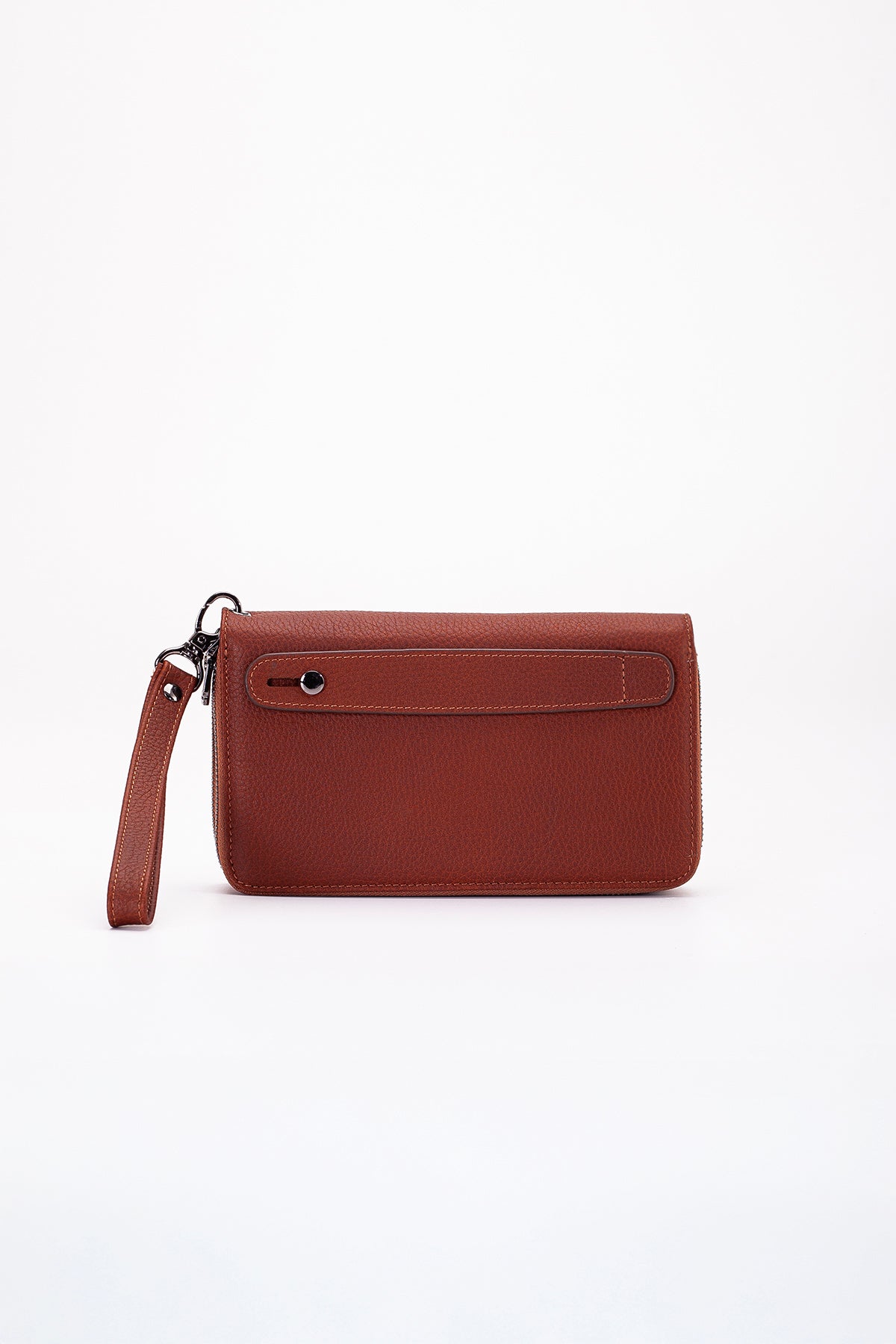 Morata Hakiki Deri Fermuarlı Portföy El Çantası