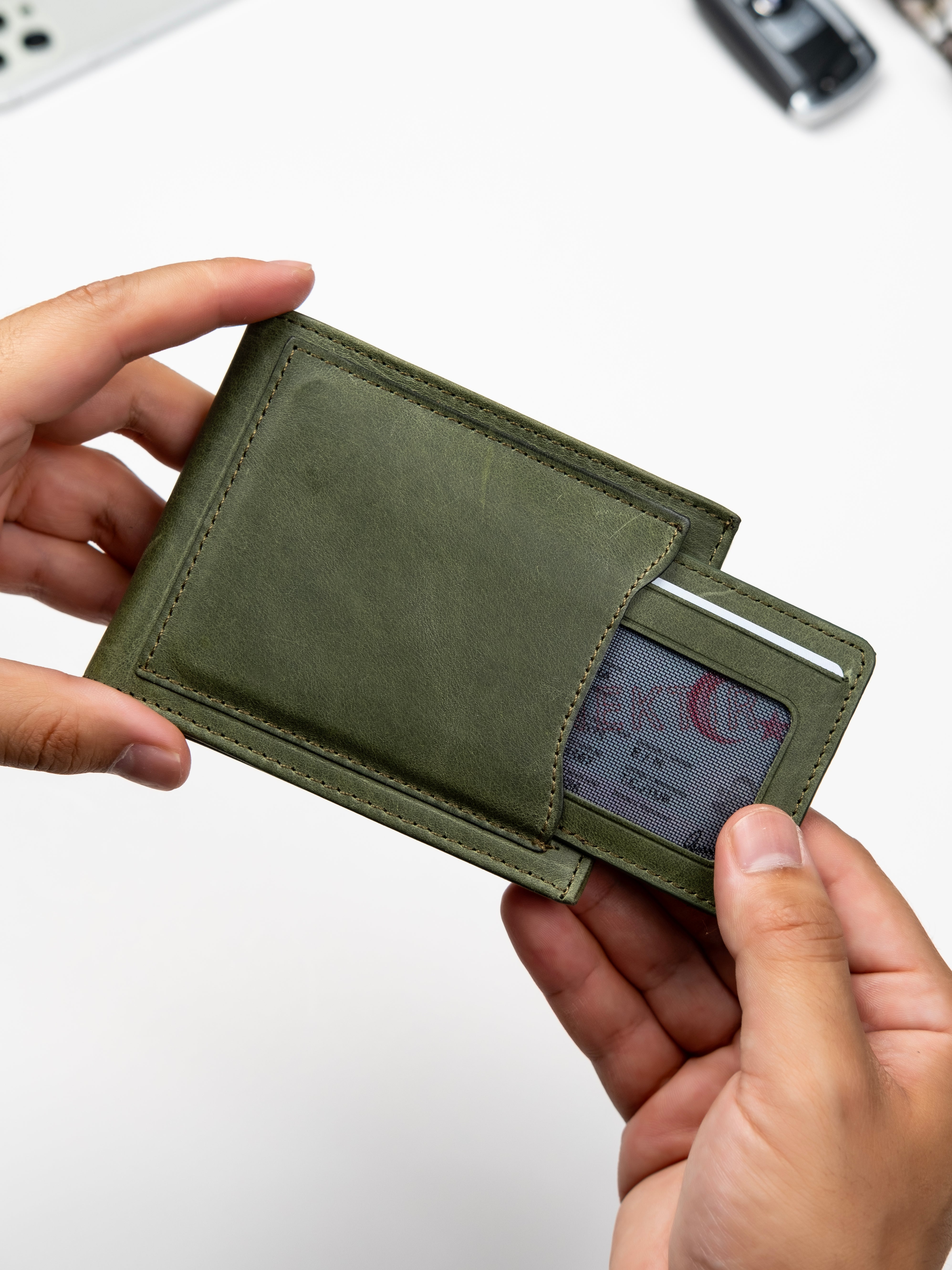 Vintage Hakiki Deri Cüzdan – Visca