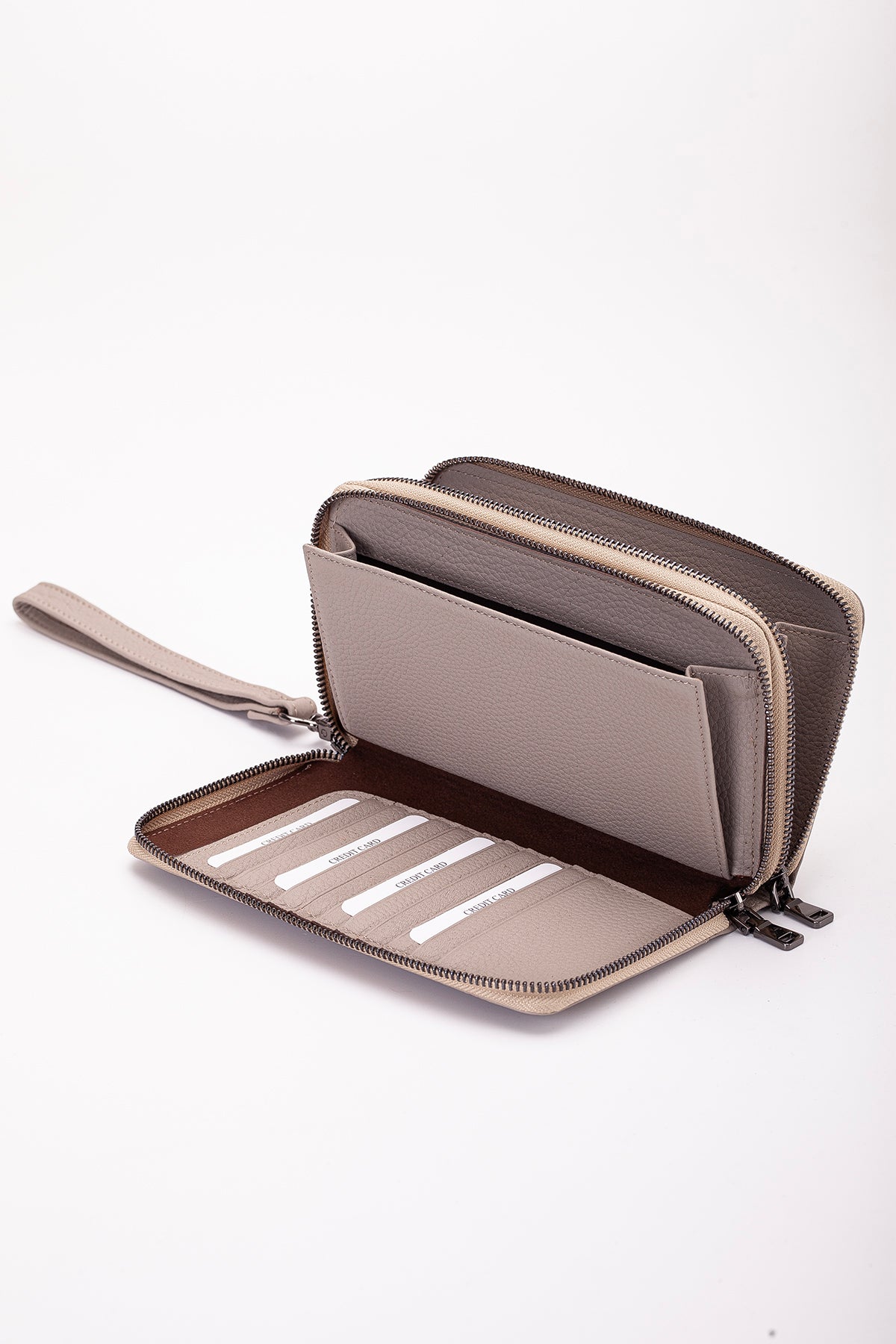 Morata Hakiki Deri Fermuarlı Portföy El Çantası