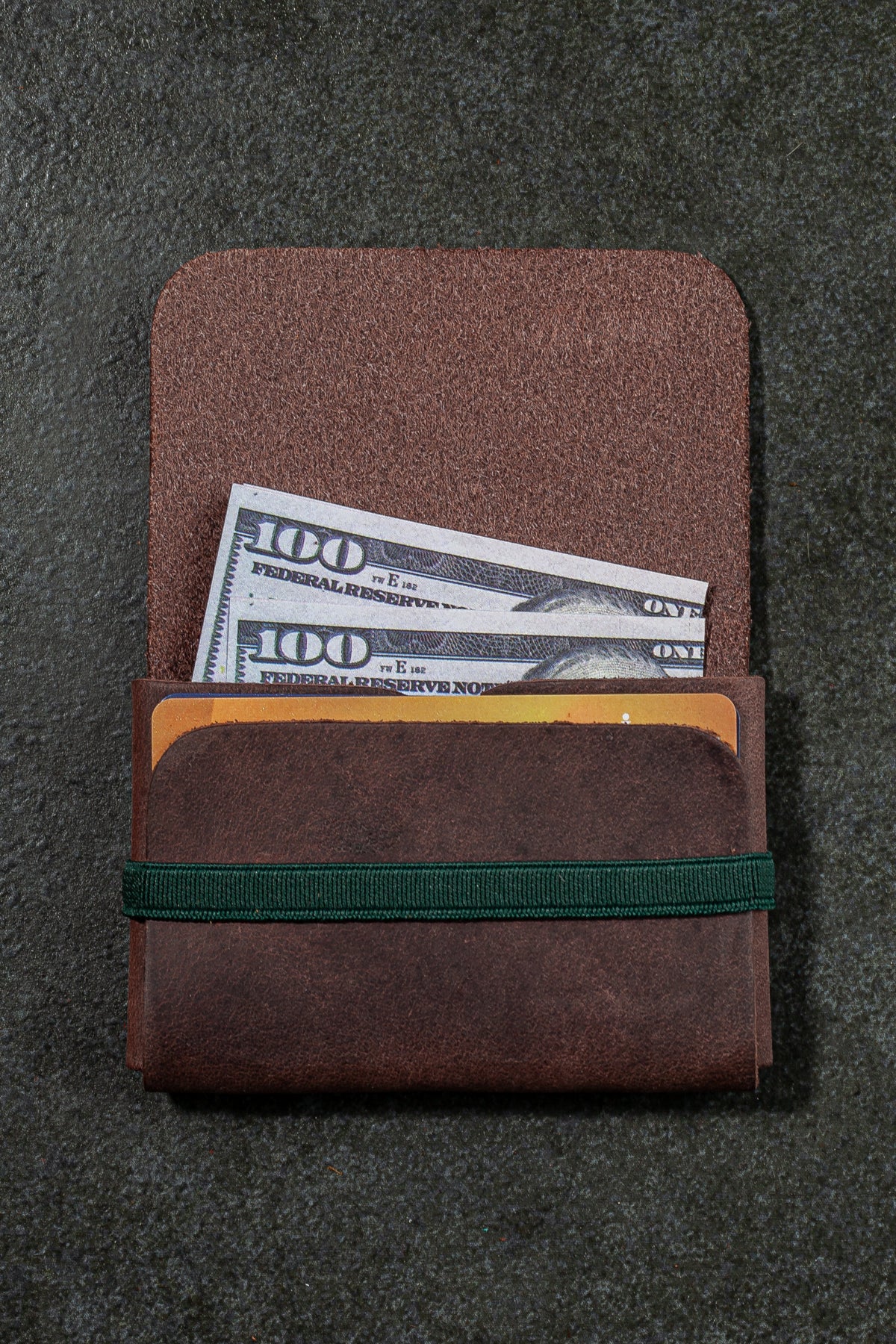 Niki Leather Star Unisex Cüzdan Kartlık Crazy Deri