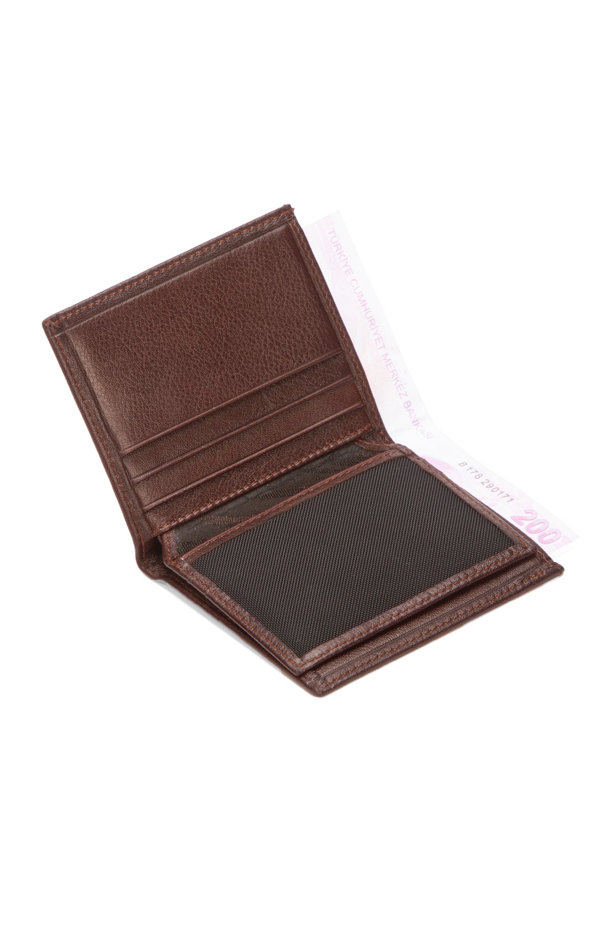 Niki Leather Celtic Hakiki Deri Dik Cüzdan