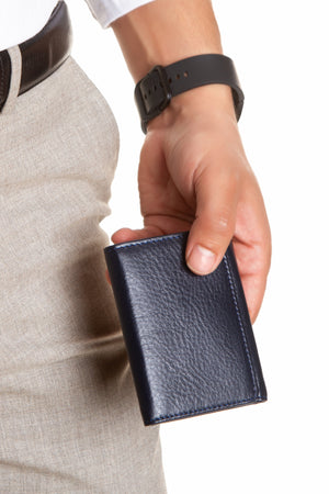 Niki Leather Gomez Vintage Deri Mıknatıs Kapaklı Unisex Kartlık Cüzdan